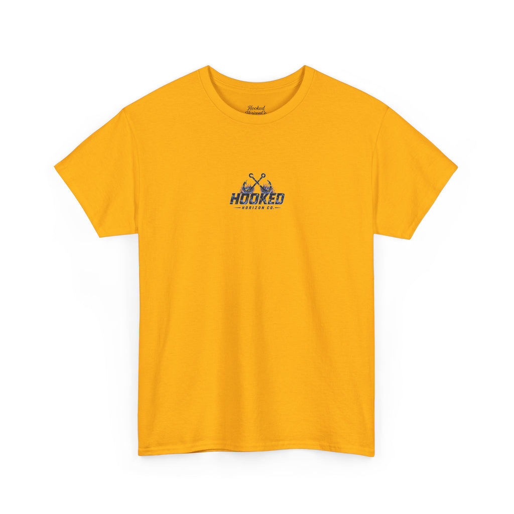 Sail Fish Hooked Horizon Co Tee—Ocean Graphic Tee — "Beloved" Ray Design