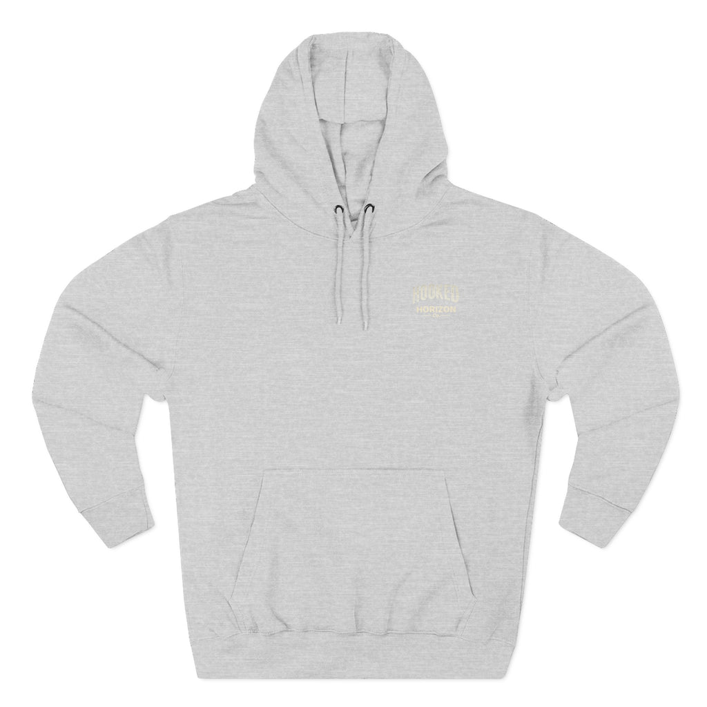 Fishing Charter T-Shirt— Hooked Horizon Hoodie — Fishing Boat Graphic Pullover