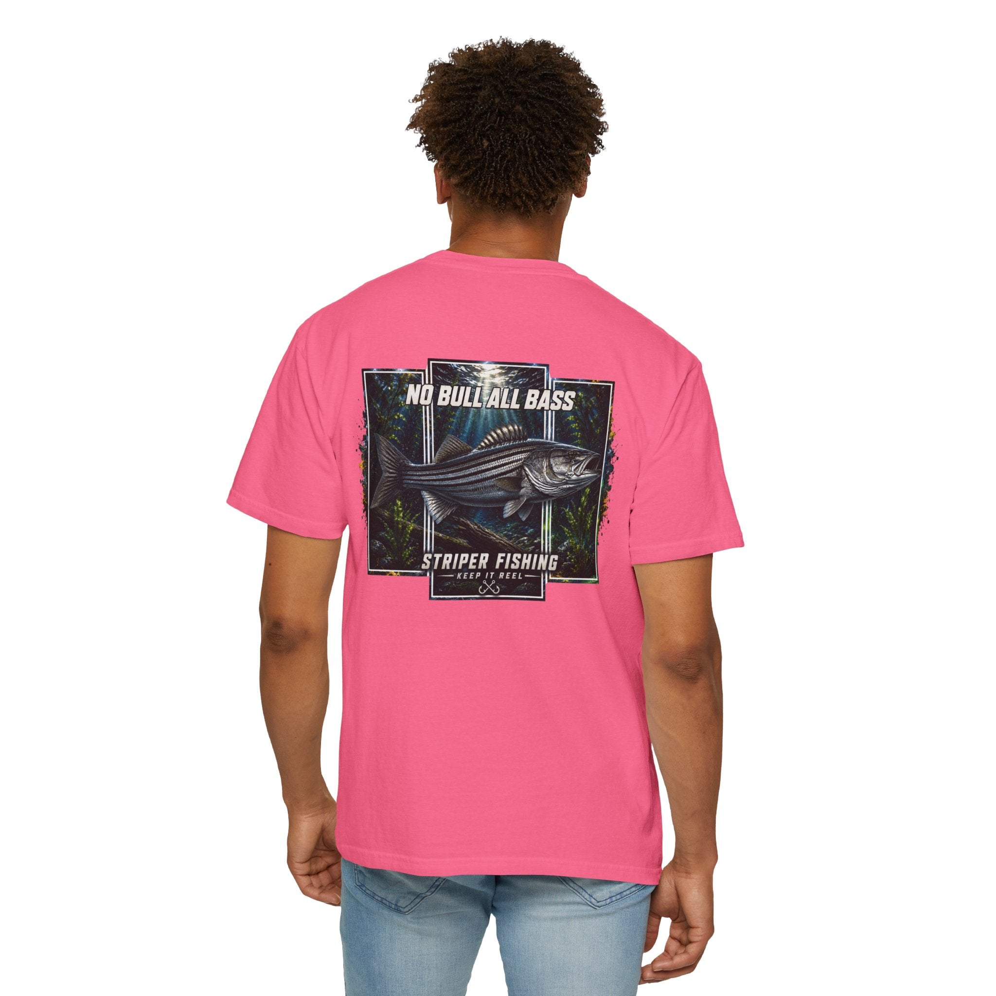 Saltwater Sea Striper Fishing Tee — Hooked Horizon Co.  Angler Gifts Ocean Lover Gifts