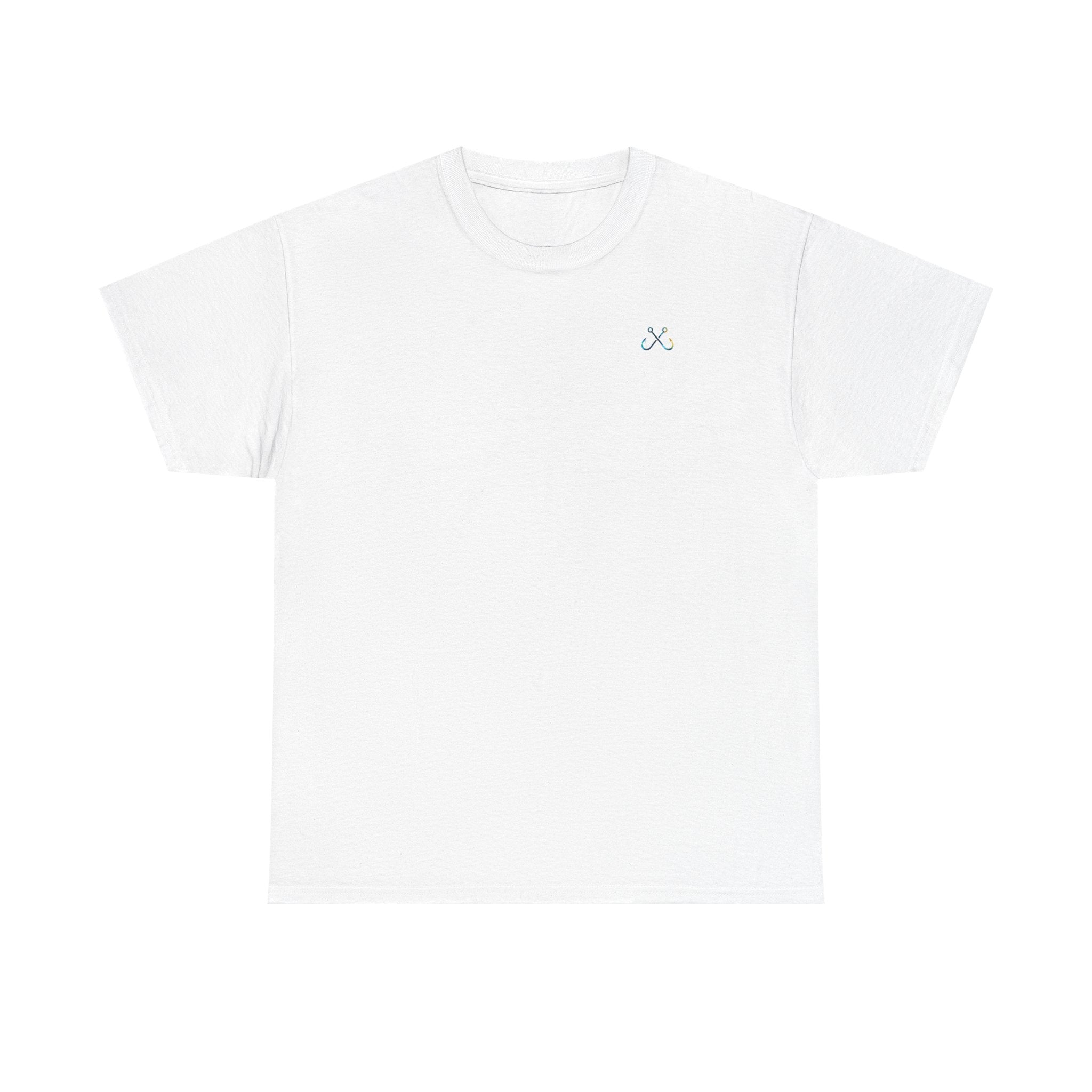 Bull Shark Hooked Horizon Co Tee—Ocean Graphic Tee — "Beloved" Ray Design