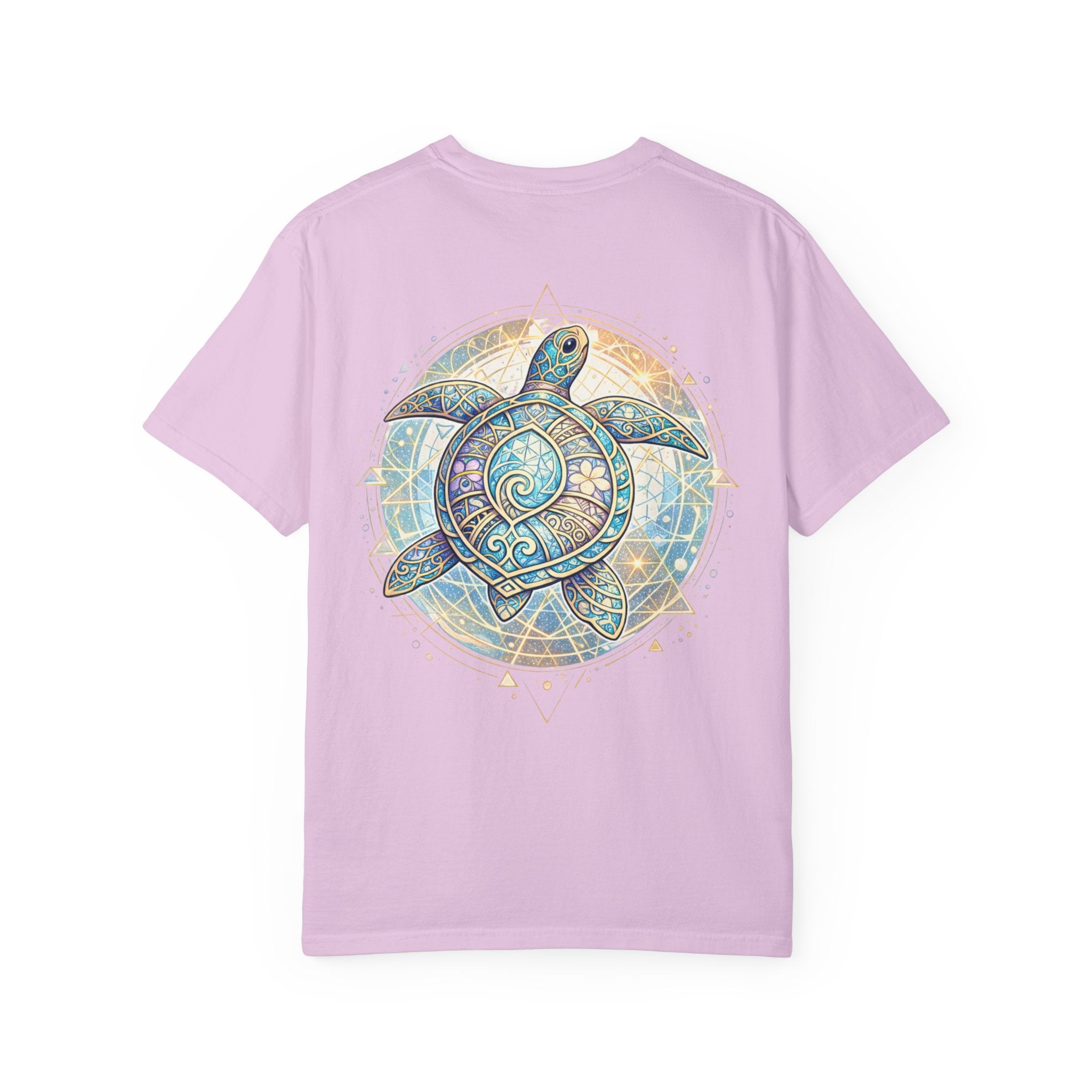 Turtle Geometric Inspiration T-Shirt - Hooked Horizon Co. Fishing Tee for Angler Lovers
