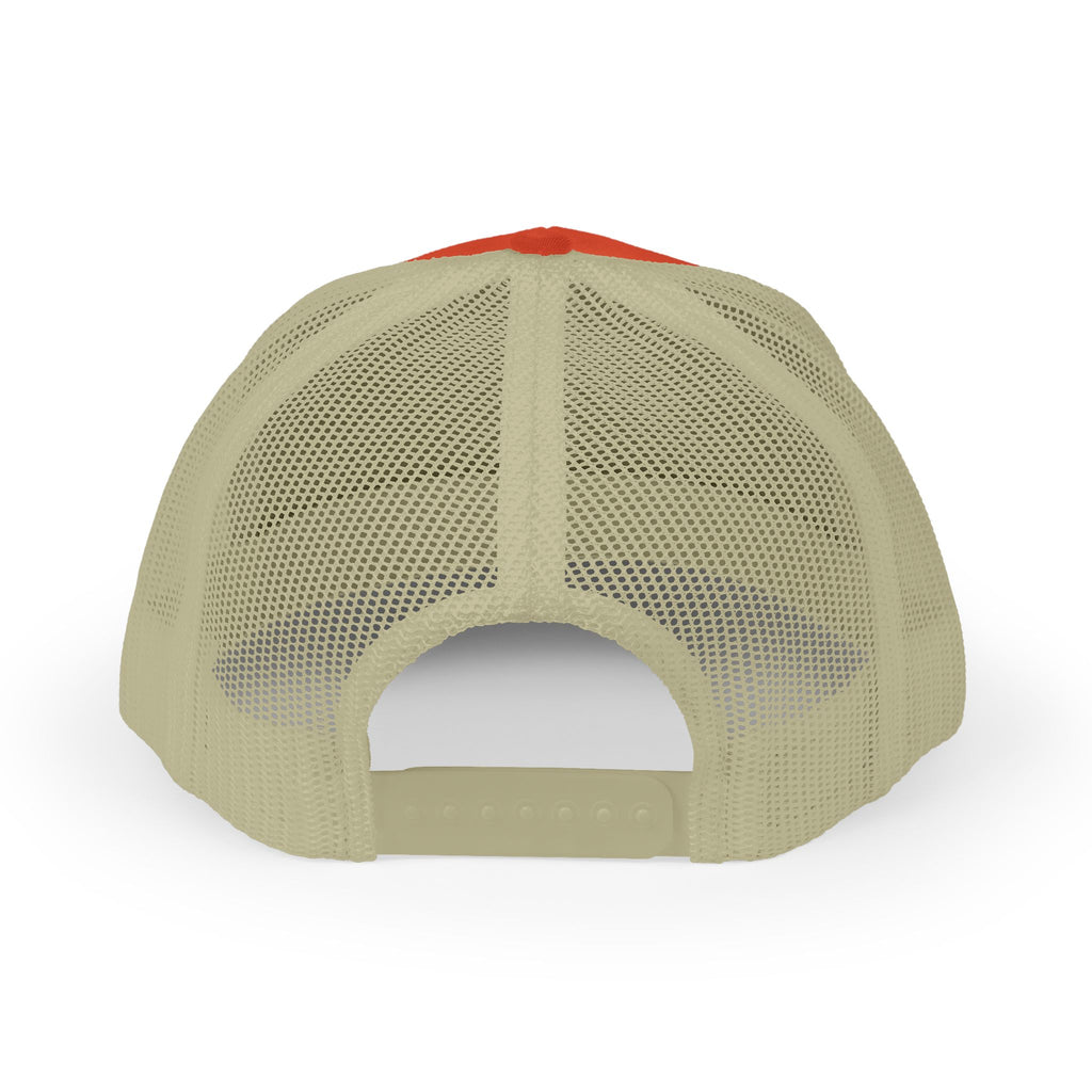 Wave Hooked Horizon Trucker Cap — Embroidered Fishing Snapback