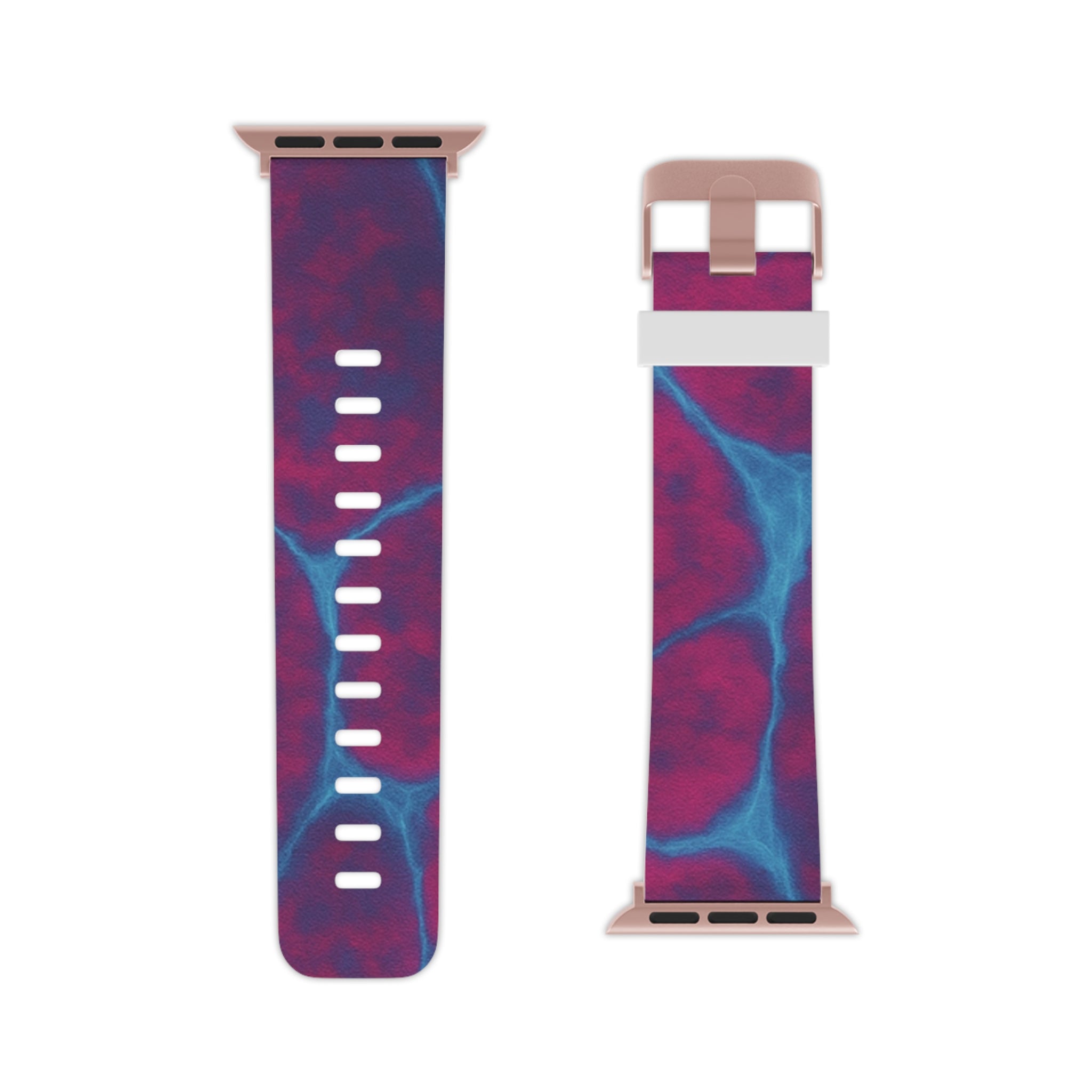 Magenta & Turquoise Lava Inspired Watch Band for Apple Watch