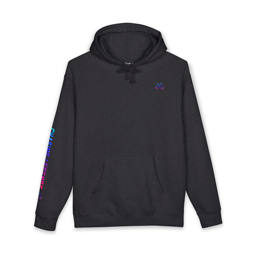 Lion Fish Hoodie Hooked Horizon Co. — Fishing Back Graphic Hoodie, Multiple Color Variations