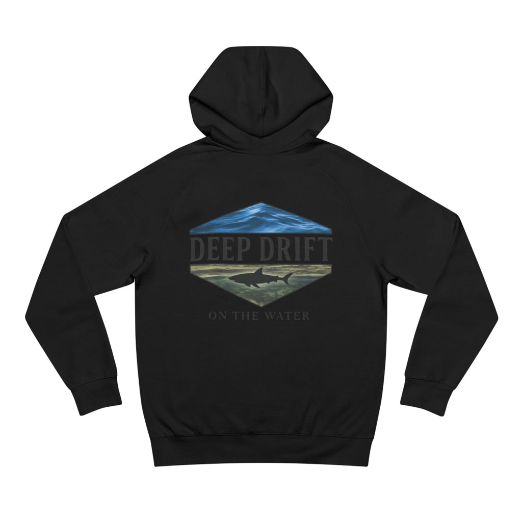 Shark Hoodie— "Deep Drift On The Water" Hooked Horizon Co. Unisex Supply Hoodie