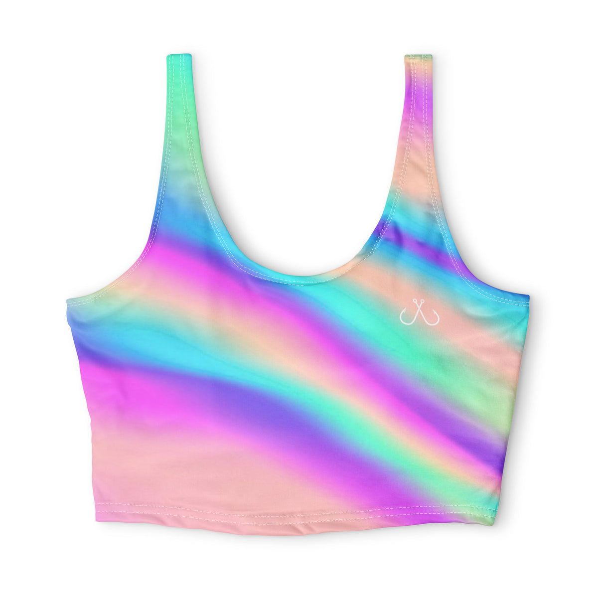 Rainbow Sports Bra– Hooked Horizon Co