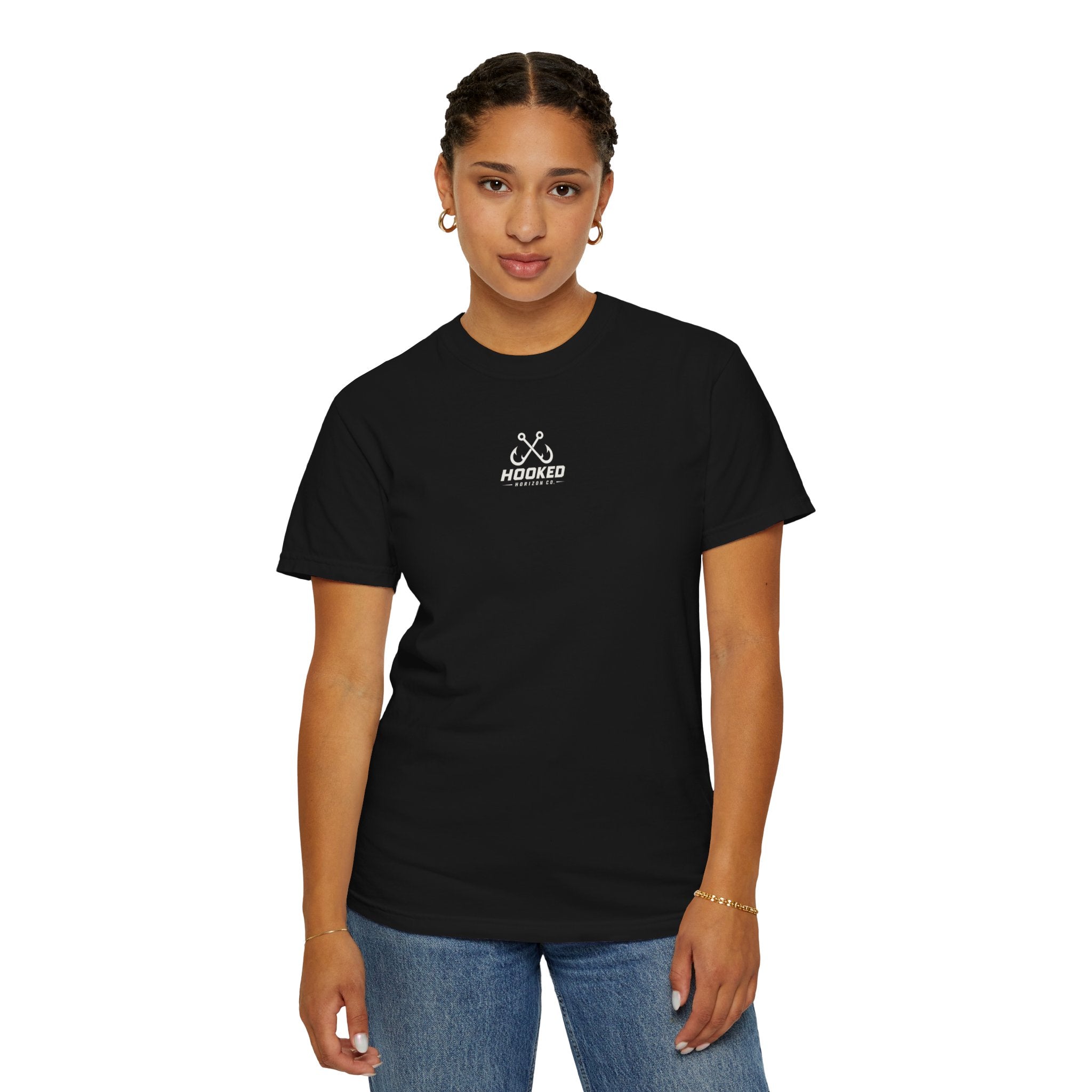 Saltwater Sea Striper Fishing Tee — Hooked Horizon Co.  Angler Gifts Ocean Lover Gifts