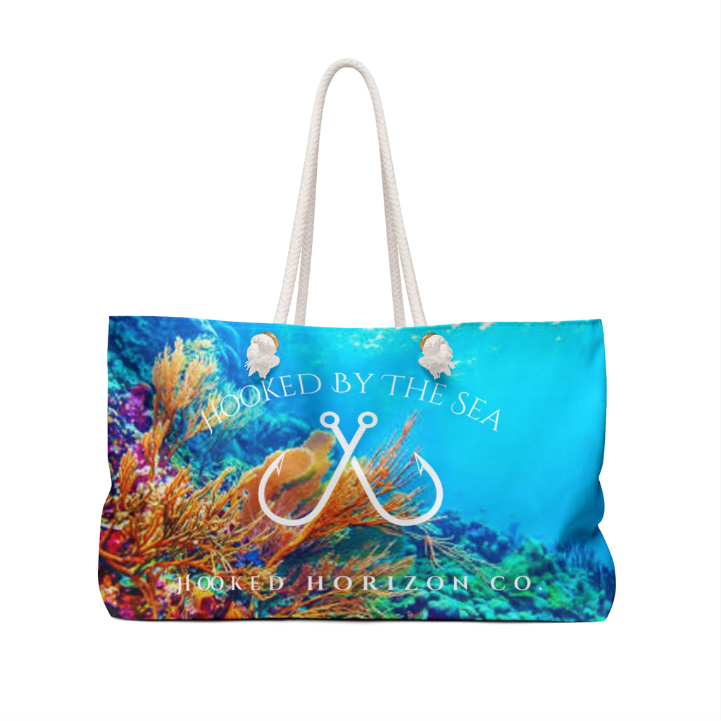 Coral Reef Deep Drift Weekender Bag | Perfect for Travel, Beach Days, Outdoor Adventures, Gifts for Him and Her, Stylish Tote
