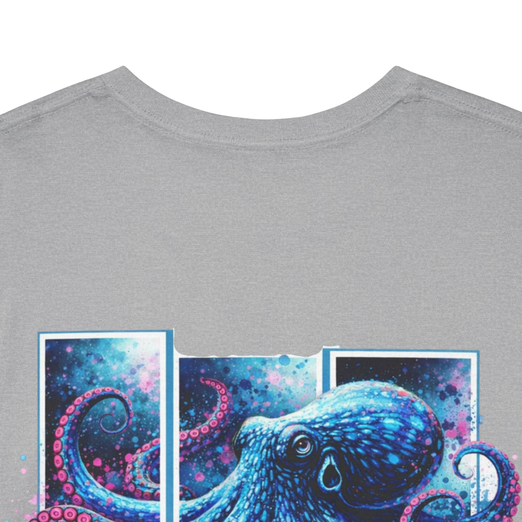 Octopus Hooked Horizon Co Tee—Ocean Graphic Tee — "Beloved" Ray Design