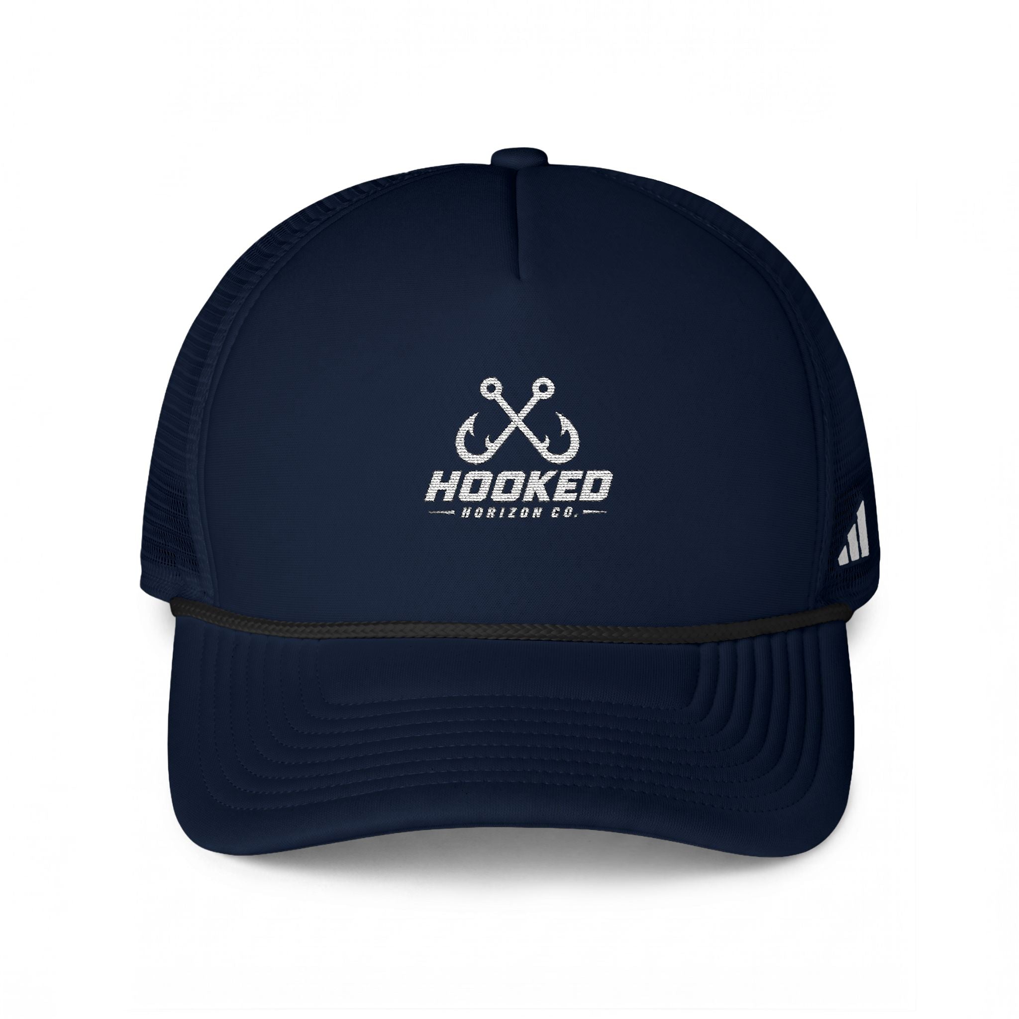 Classic Trucker Cap — "Hooked HorizonCo. " Fishing Logo Mesh Hat