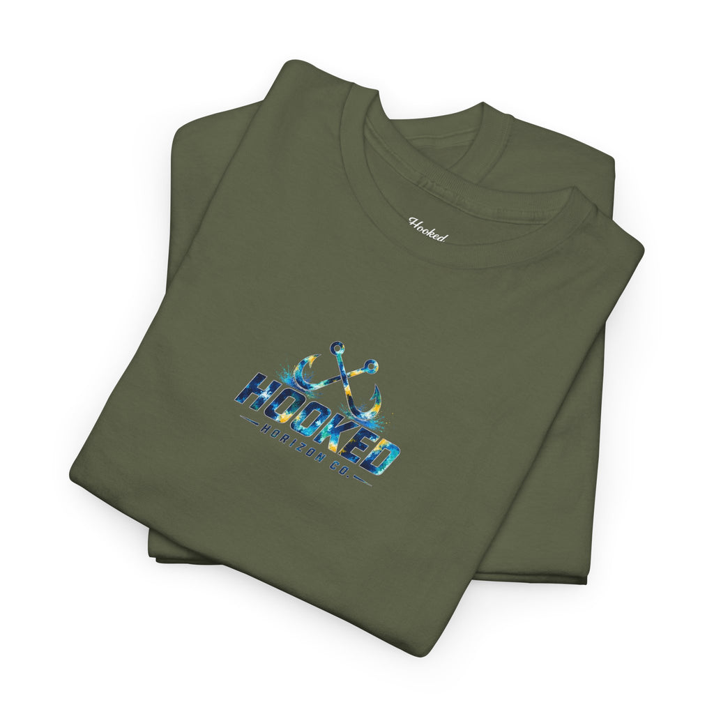 Barracuda Hooked Horizon Co Tee—Ocean Graphic Tee — "Beloved" Ray Design