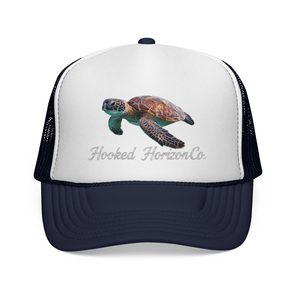 Sea Turtle Trucker Cap — Fishing & Beach Hat