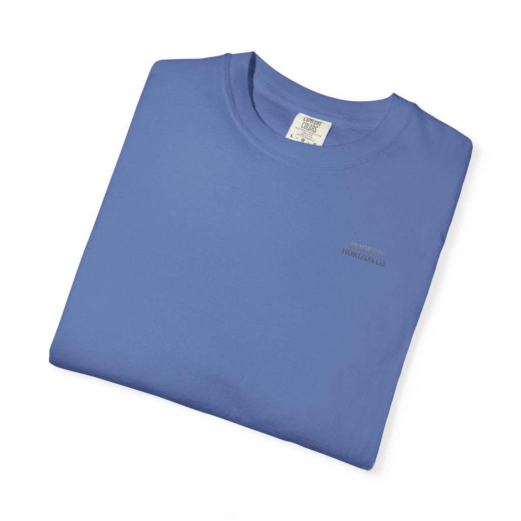 Wave Compass T-shirt, Hooked Horizon Co, Angler Gifts