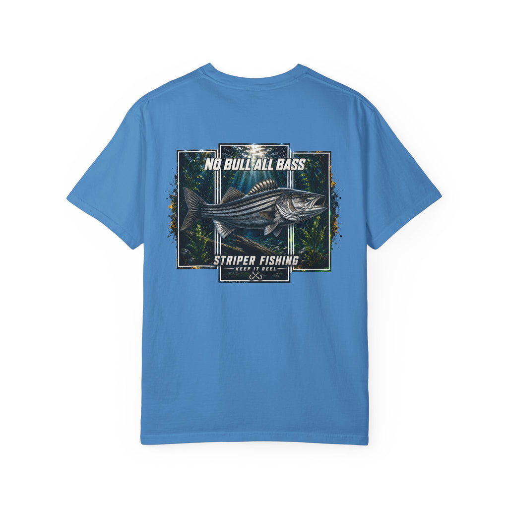 Saltwater Sea Striper Fishing Tee — Hooked Horizon Co.  Angler Gifts Ocean Lover Gifts
