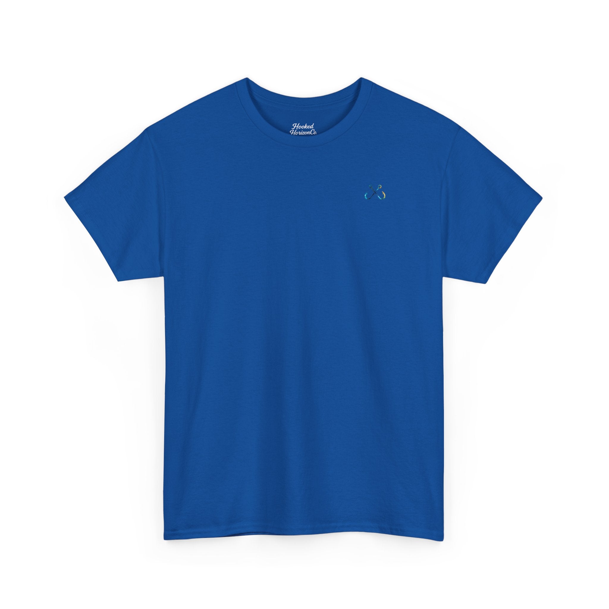 Bull Shark Hooked Horizon Co Tee—Ocean Graphic Tee — "Beloved" Ray Design