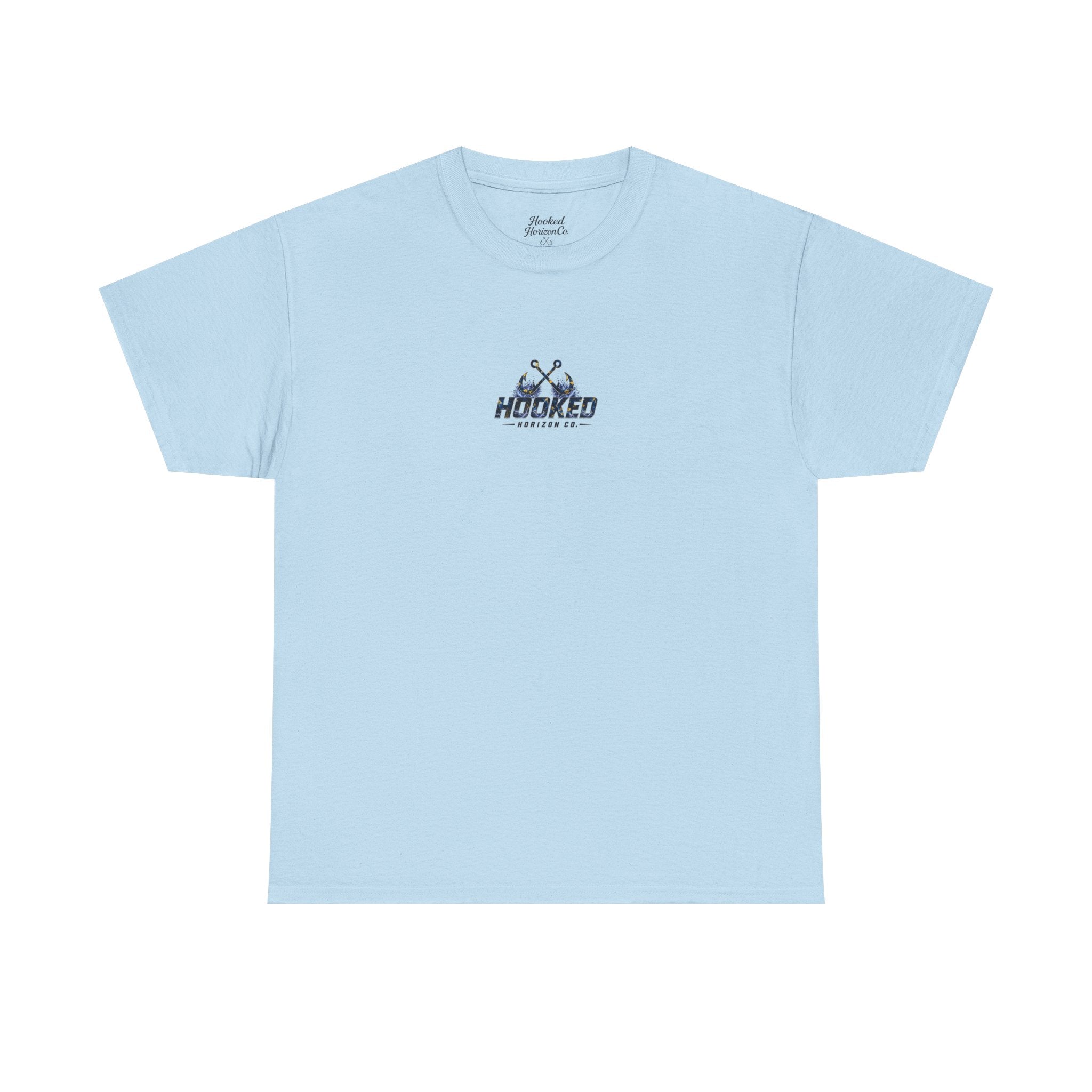 Sail Fish Hooked Horizon Co Tee—Ocean Graphic Tee — "Beloved" Ray Design