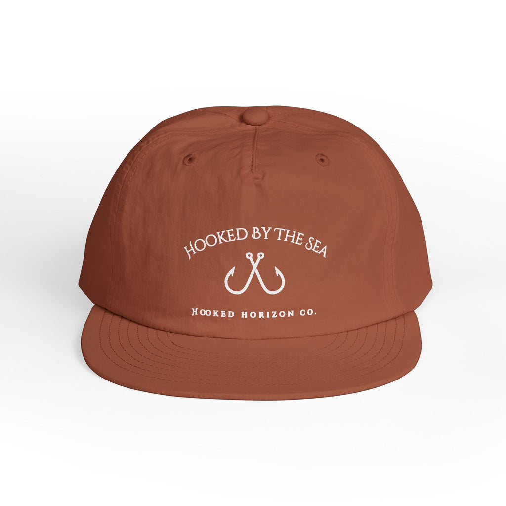 Quick Dry Surf Cap Hooked Horizon Co. — Light Weight, Multiple Color Variations Beachy Vibes Snapback Hat for Surf Lovers, Summer Fashion, Ocean Enthusiasts, Gift for Surfers, Vacation Style