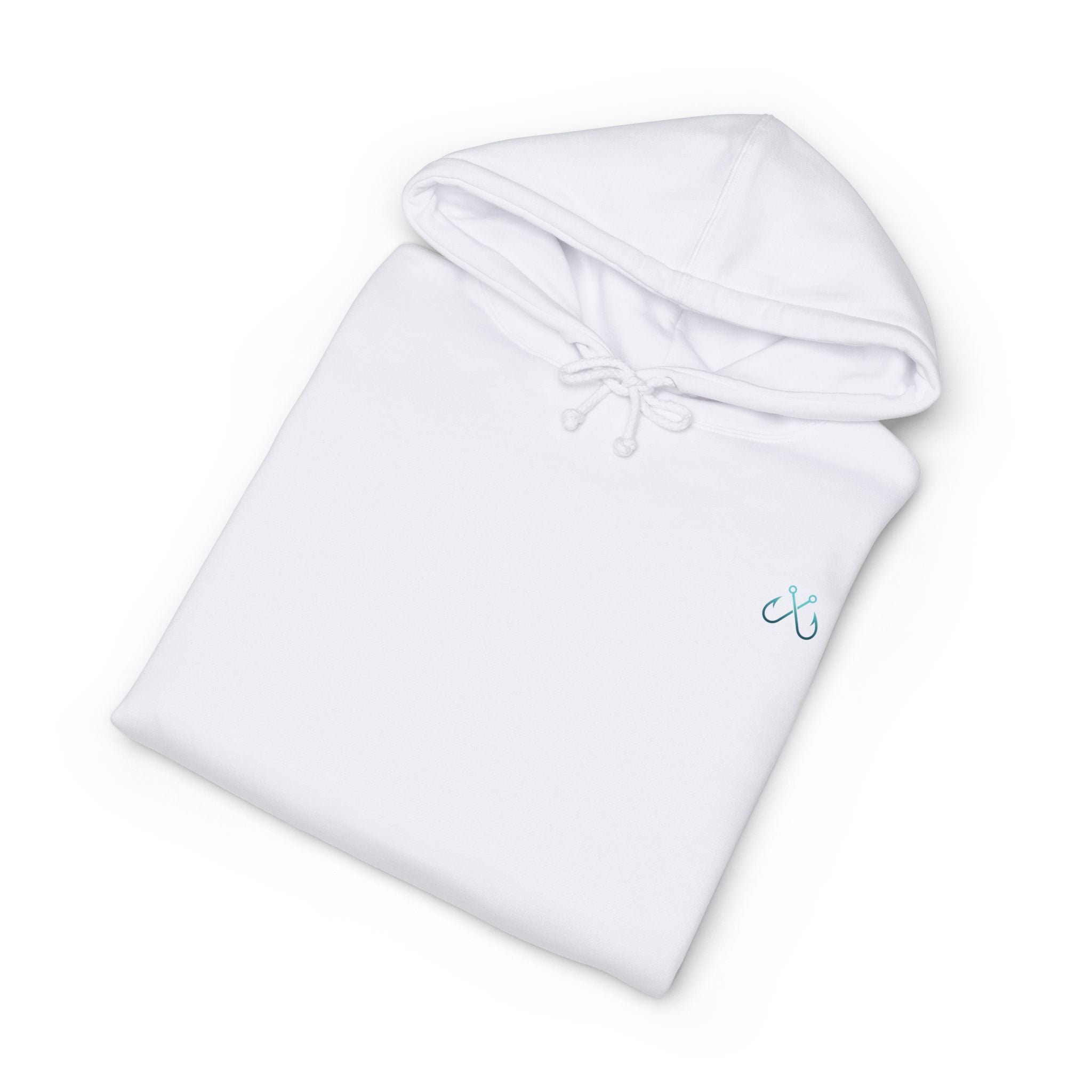 Manta Ray Hoodie Hooked Horizon Co. — Fishing Back Graphic Hoodie, Multiple Color Variations