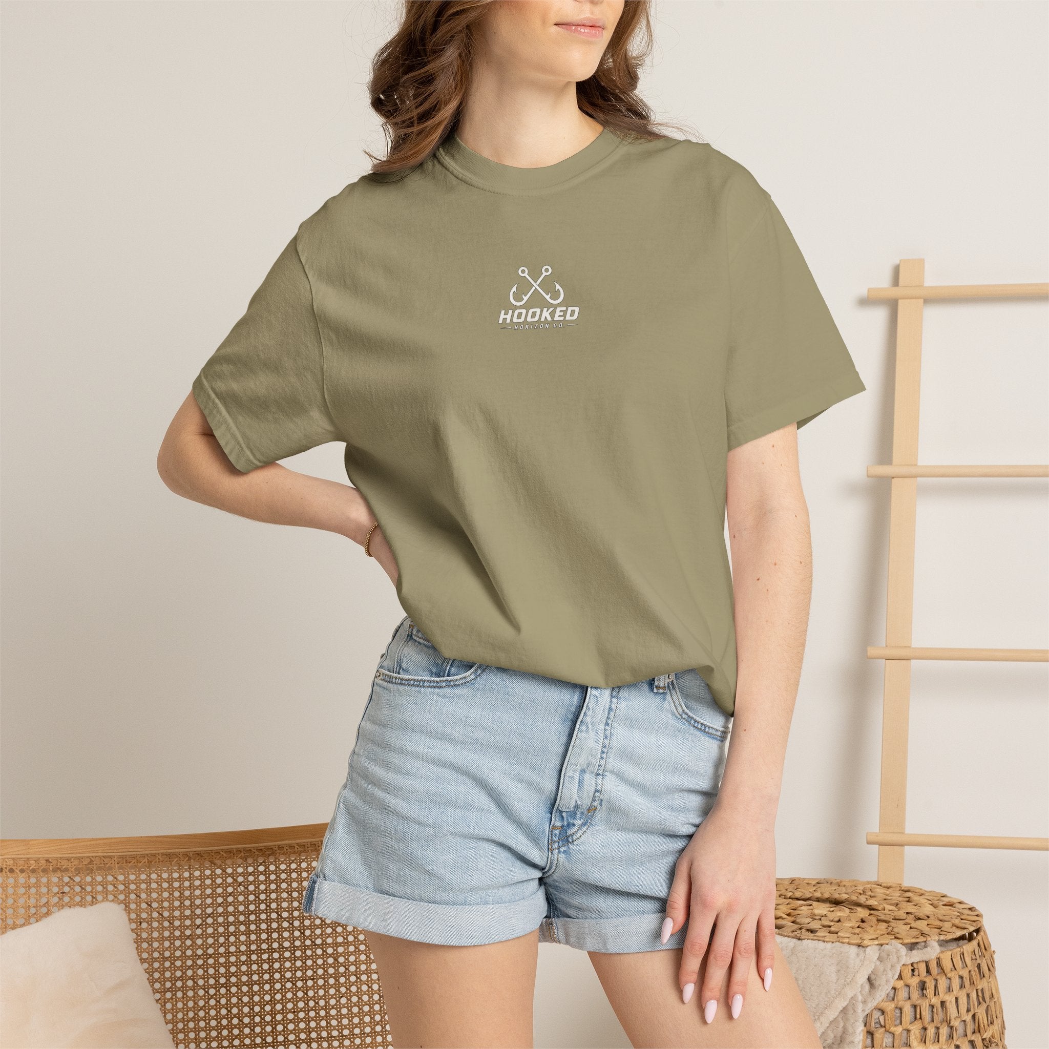 Saltwater Sea Striper Fishing Tee — Hooked Horizon Co.  Angler Gifts Ocean Lover Gifts