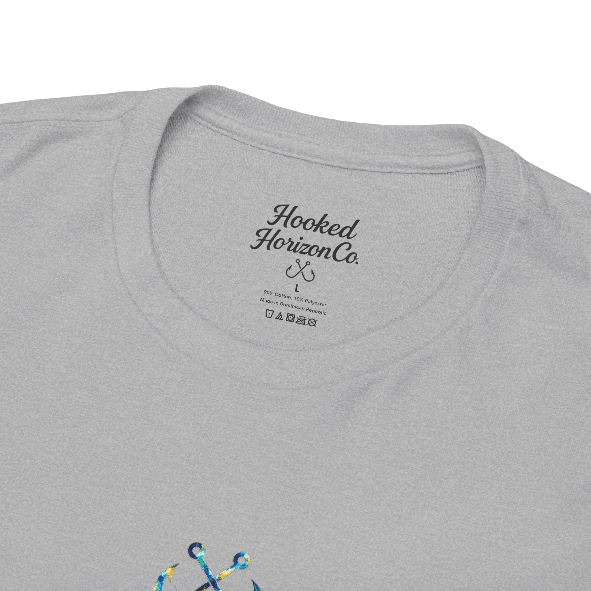 Barracuda Hooked Horizon Co Tee—Ocean Graphic Tee — "Beloved" Ray Design