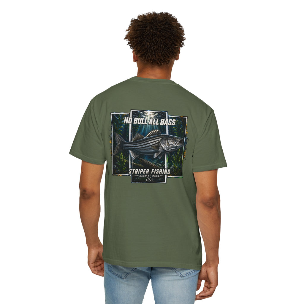 Saltwater Sea Striper Fishing Tee — Hooked Horizon Co.  Angler Gifts Ocean Lover Gifts