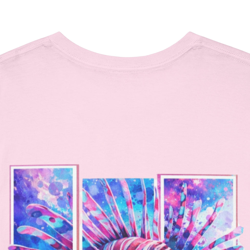 Lion Fish Hooked Horizon Co Tee—Ocean Graphic Tee — "Beloved" Ray Design