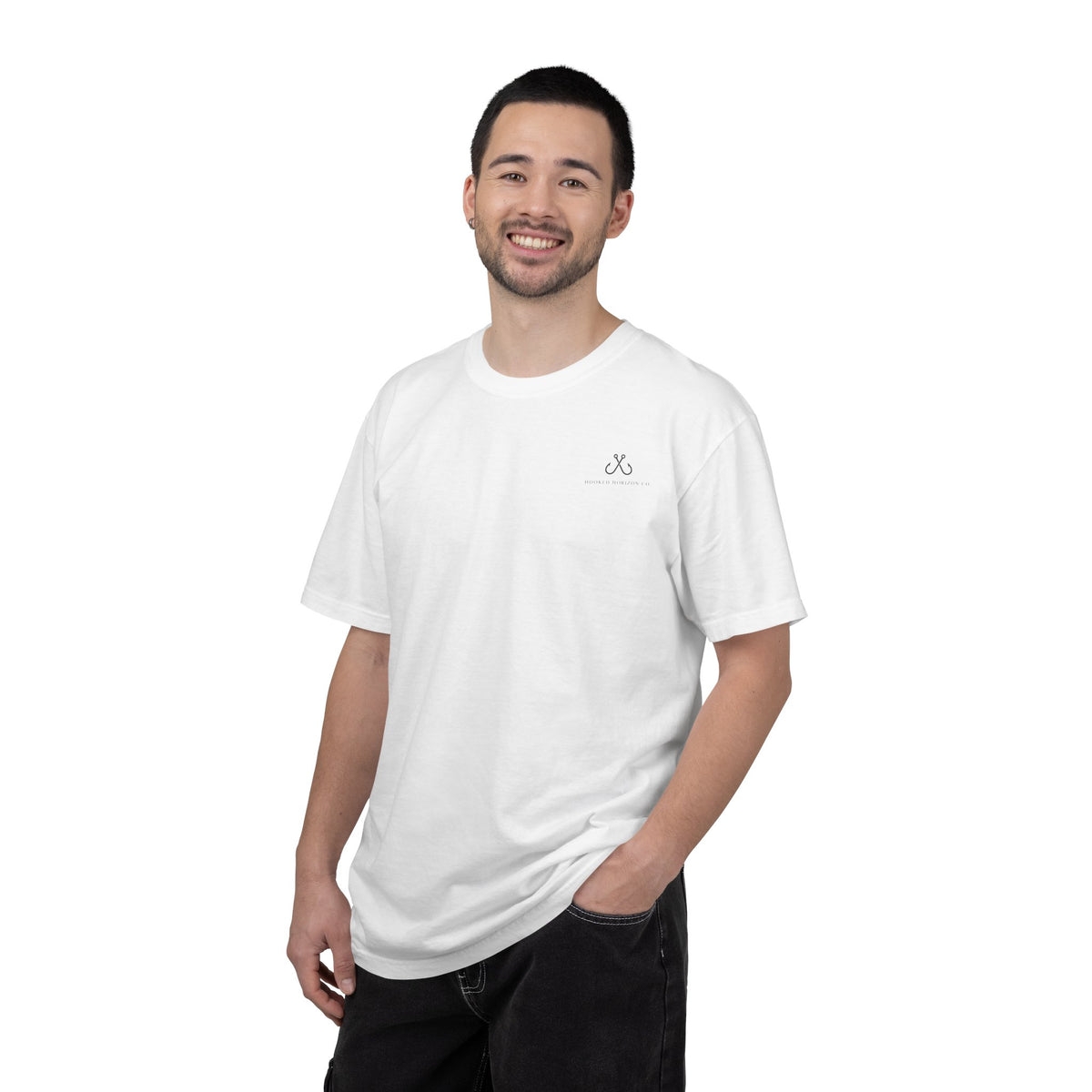 Shark Tee — "Deep Drift on the Water" Fishing Graphicishing Tee for Angler Lovers, Shark Lovers, Ocean Tee