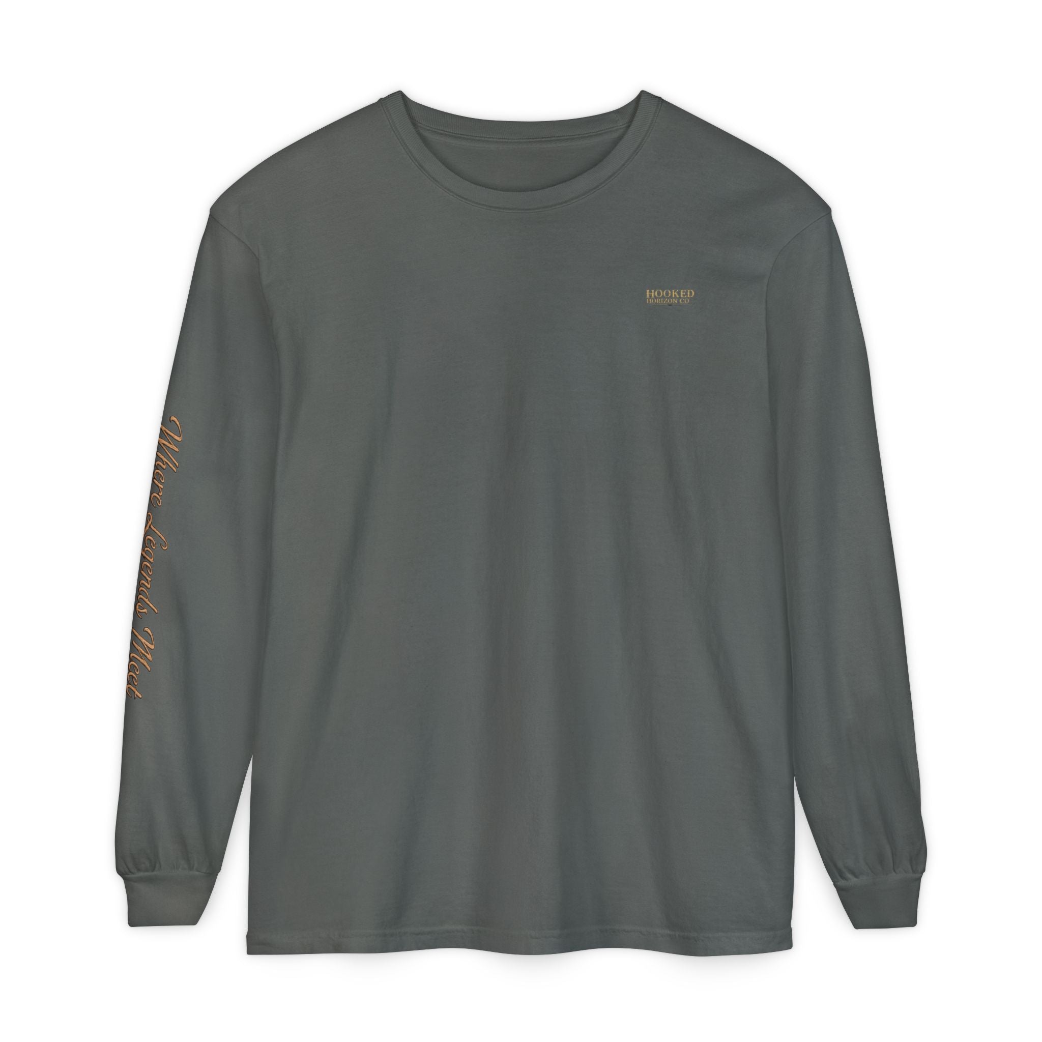 Compass Long Sleeve T-Shirt, Ocean Adventure Apparel, Boat Trip Shirt, Coastal Style, Gift for Fishermen