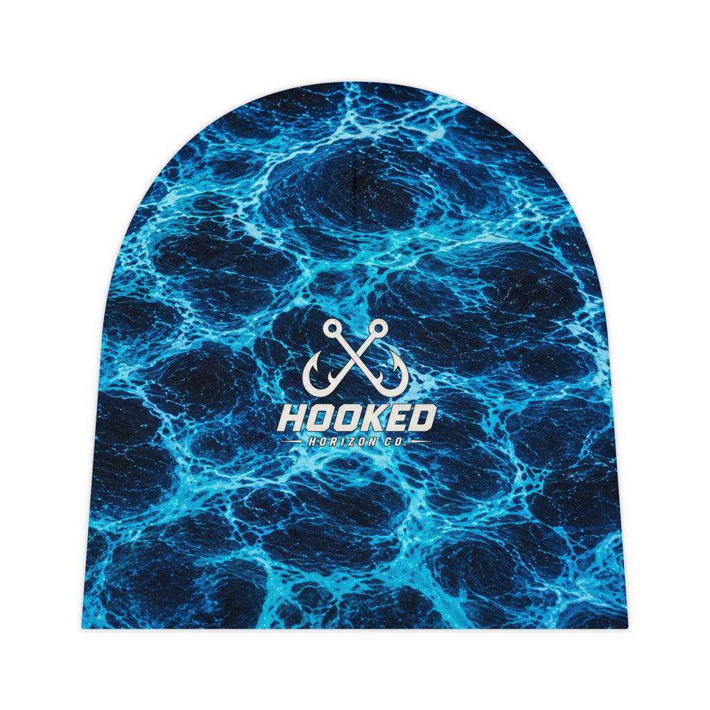 Blue Ocean Waves All-Over Print — Hooked Horizon Co.  BeanieInfant Hat
