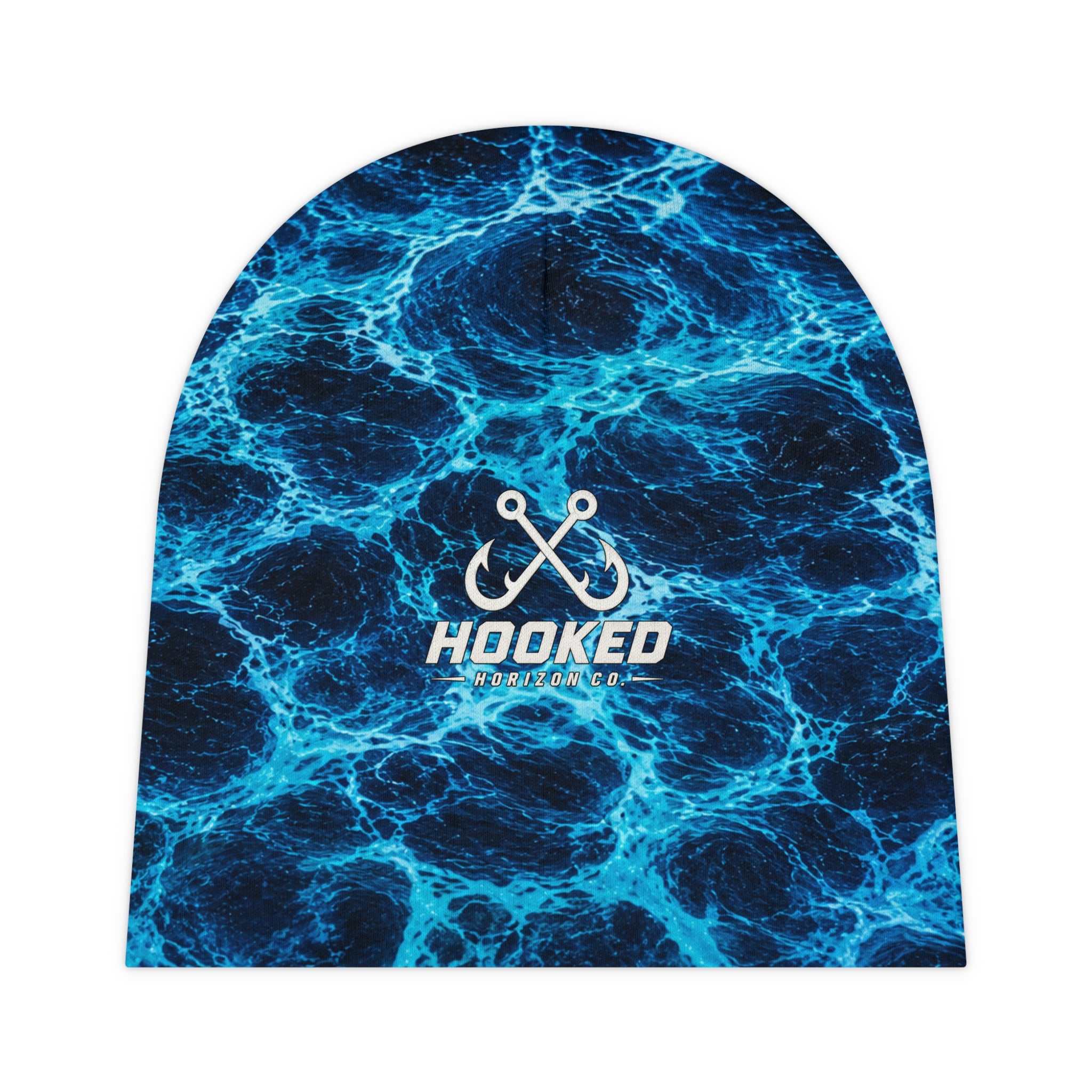 Blue Ocean Waves All-Over Print — Hooked Horizon Co.  BeanieInfant Hat