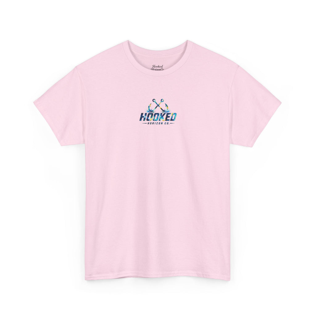 Barracuda Hooked Horizon Co Tee—Ocean Graphic Tee — "Beloved" Ray Design