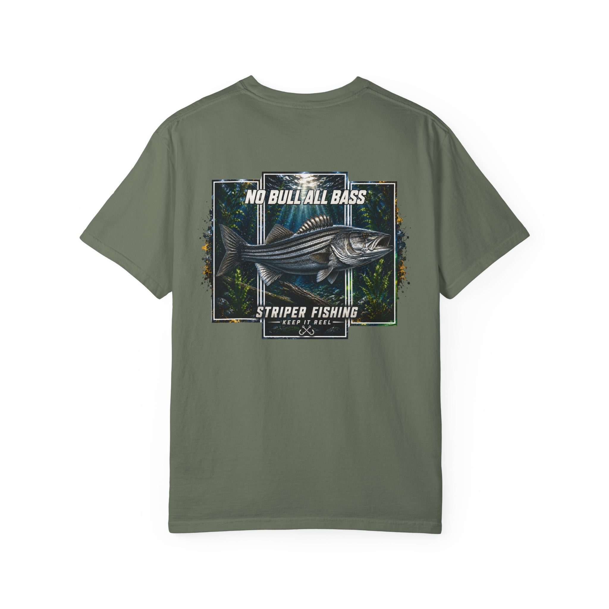 Saltwater Sea Striper Fishing Tee — Hooked Horizon Co.  Angler Gifts Ocean Lover Gifts
