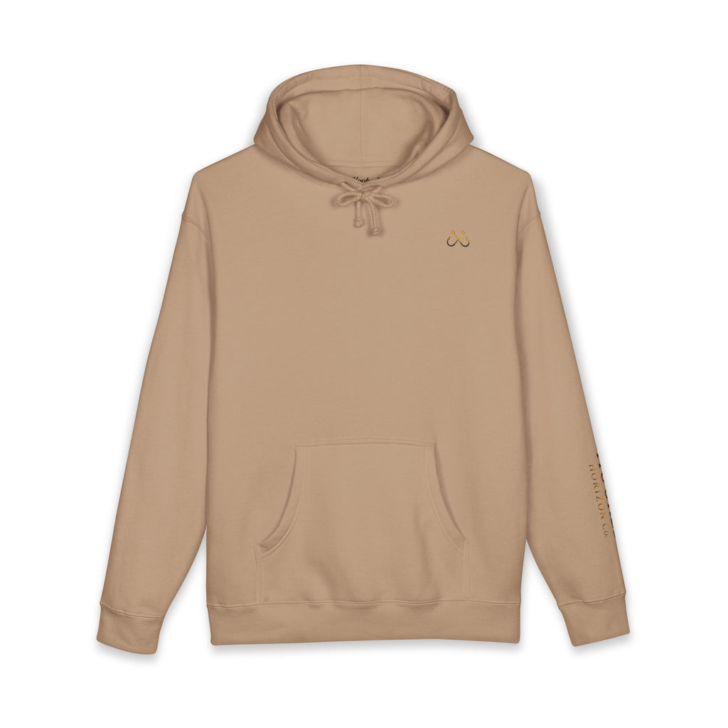 Grouper Hoodie Hooked Horizon Co. — Fishing Back Graphic Hoodie, Multiple Color Variations