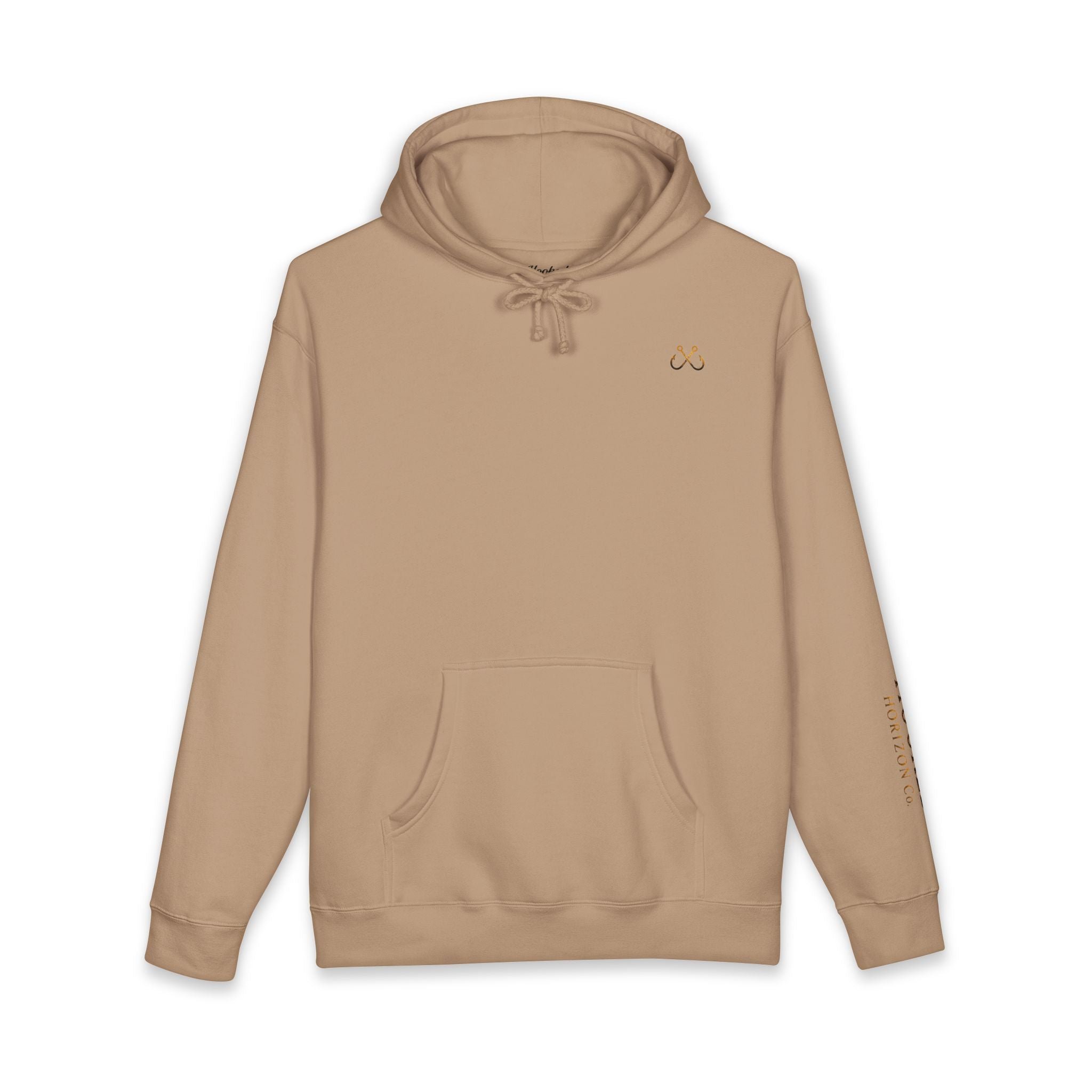 Grouper Hoodie Hooked Horizon Co. — Fishing Back Graphic Hoodie, Multiple Color Variations