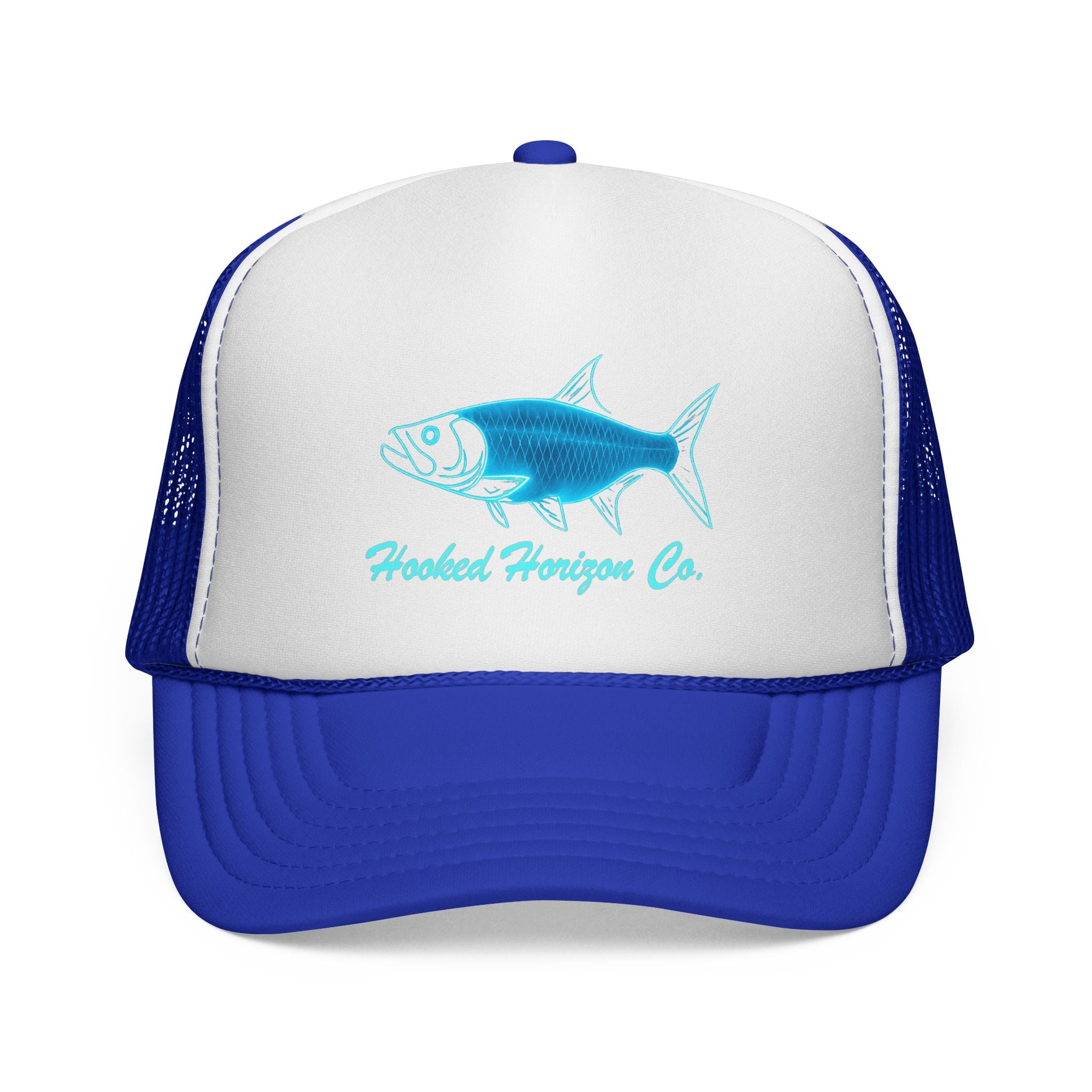 Tarpon Alley Trucker Cap — 'Chasing Legends' Fishing Hooks Logo