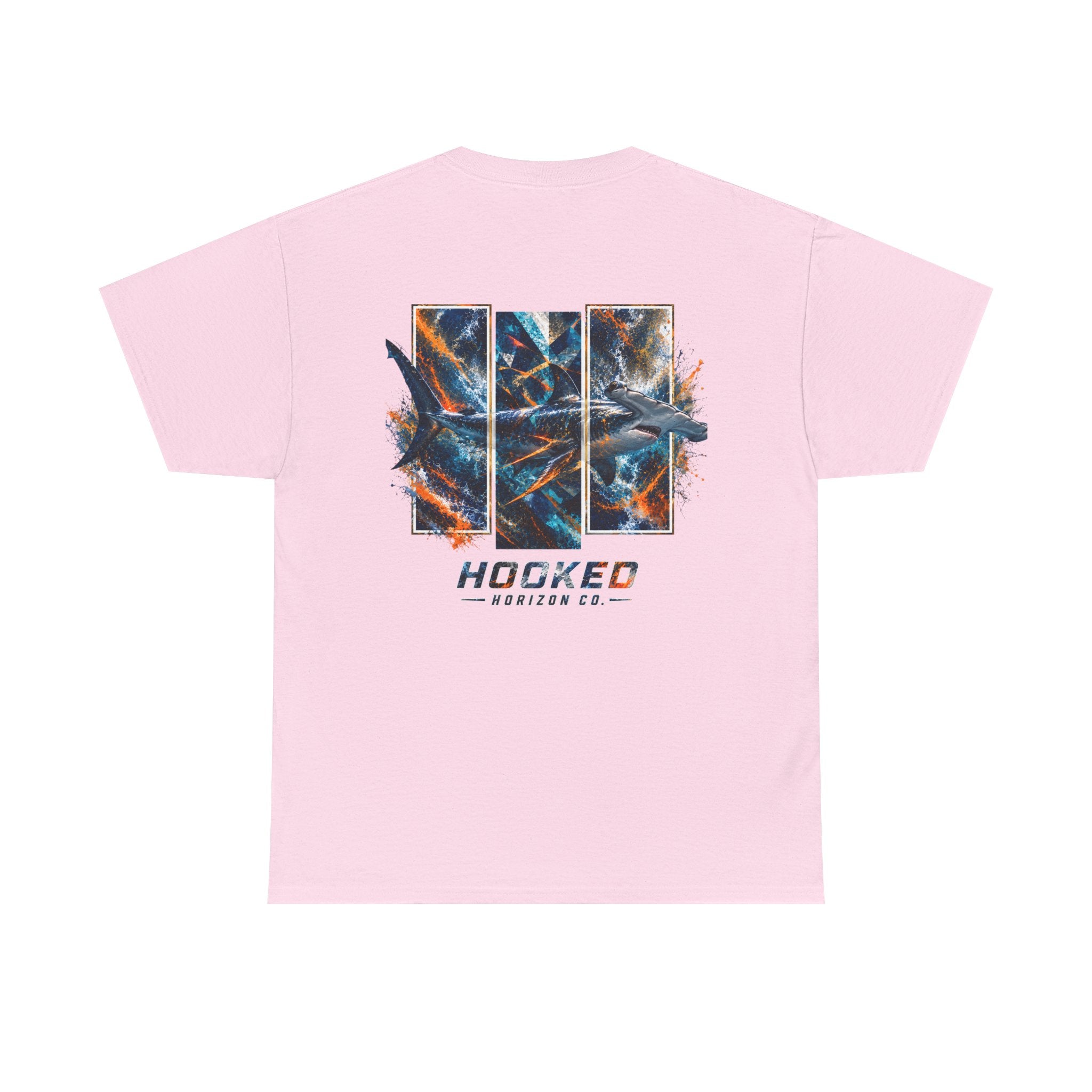 Hammer Head Hooked Horizon Co Tee—Ocean Graphic Tee — "Beloved" Ray Design