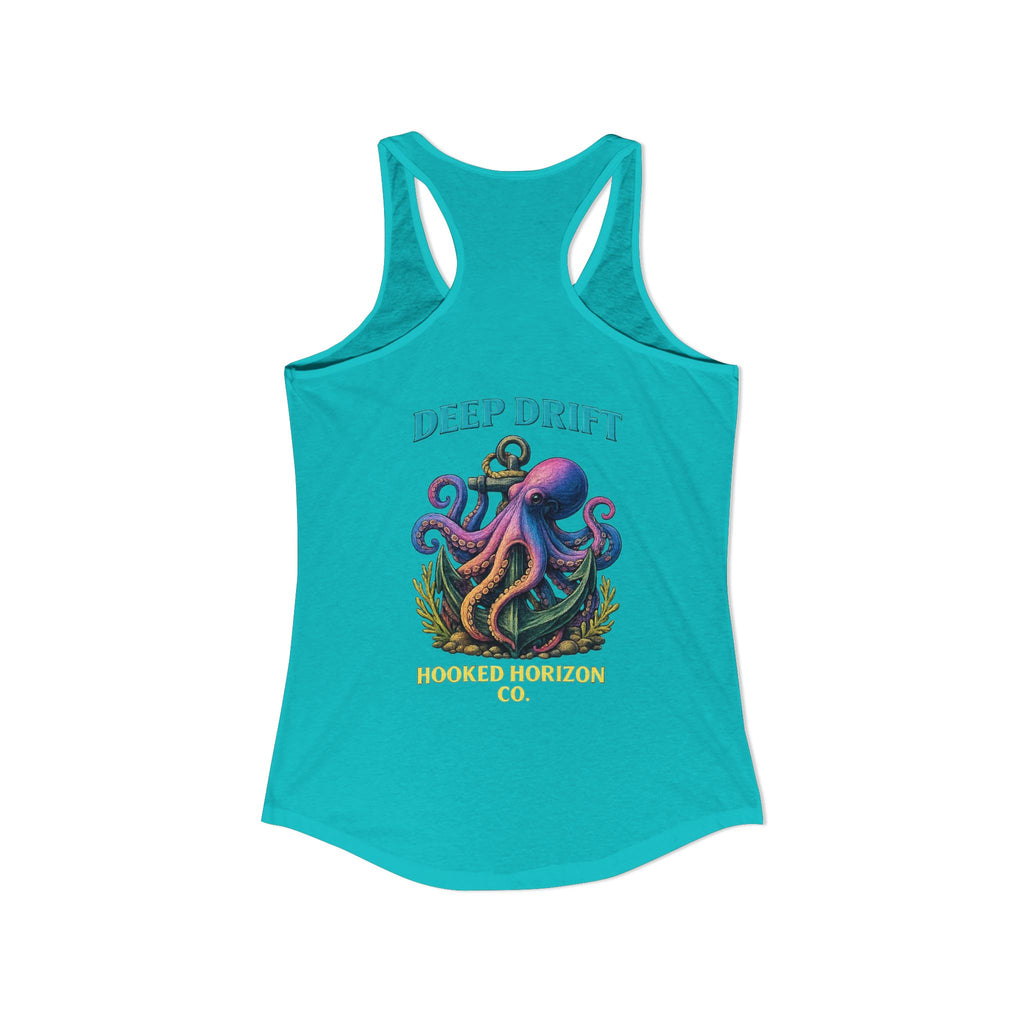 Rainbow Octopus Deep Drift– Hooked Horizon Co. Gifts for Ocean Lovers, Nautical Fashion, Everyday Comfort, Perfect Gift for Her