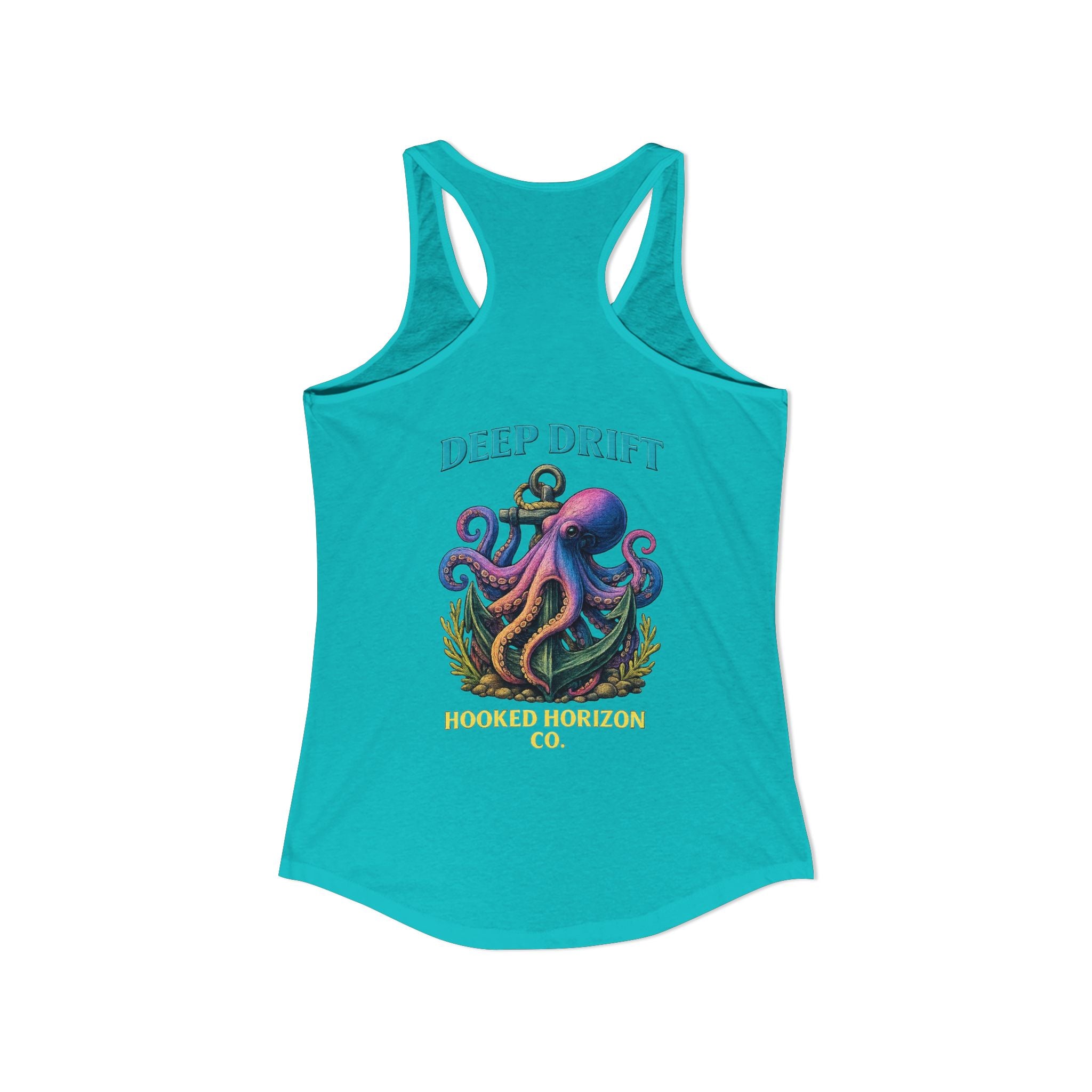 Rainbow Octopus Deep Drift– Hooked Horizon Co. Gifts for Ocean Lovers, Nautical Fashion, Everyday Comfort, Perfect Gift for Her