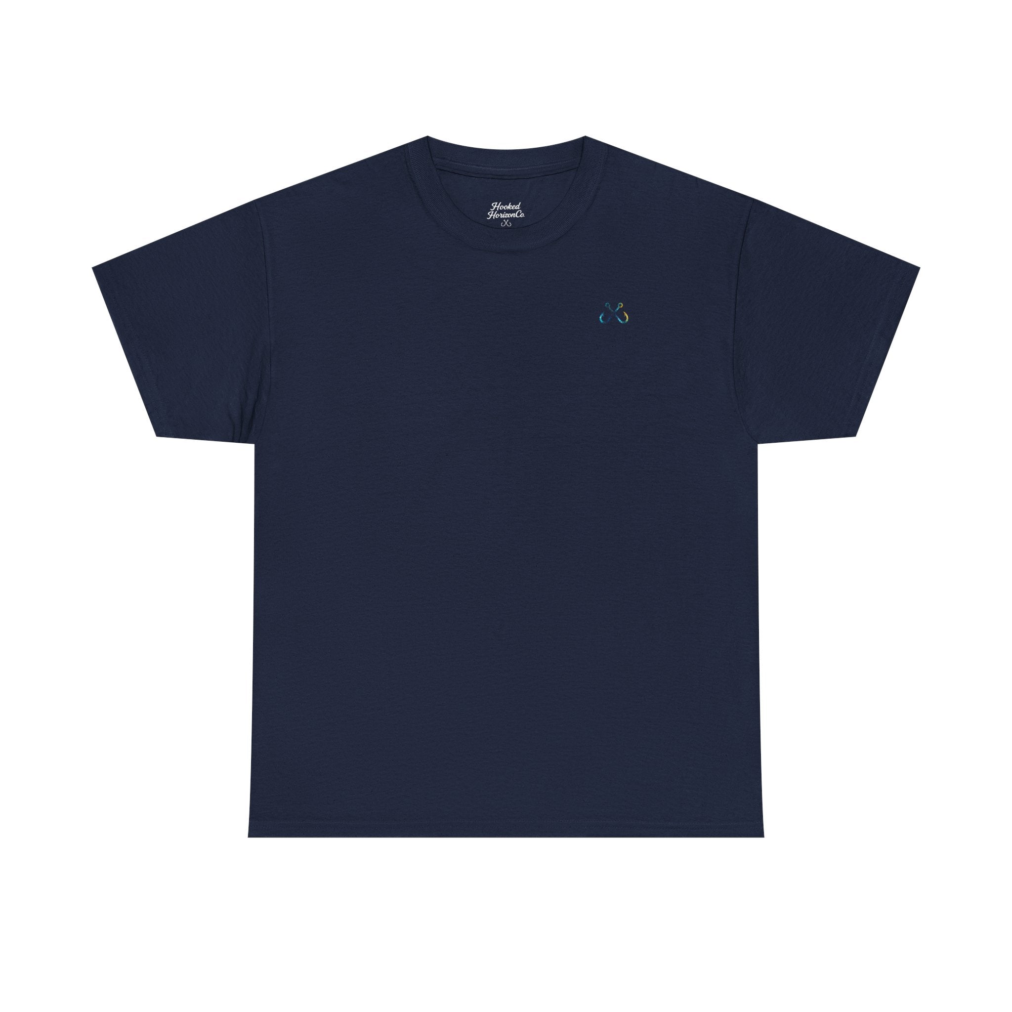 Bull Shark Hooked Horizon Co Tee—Ocean Graphic Tee — "Beloved" Ray Design