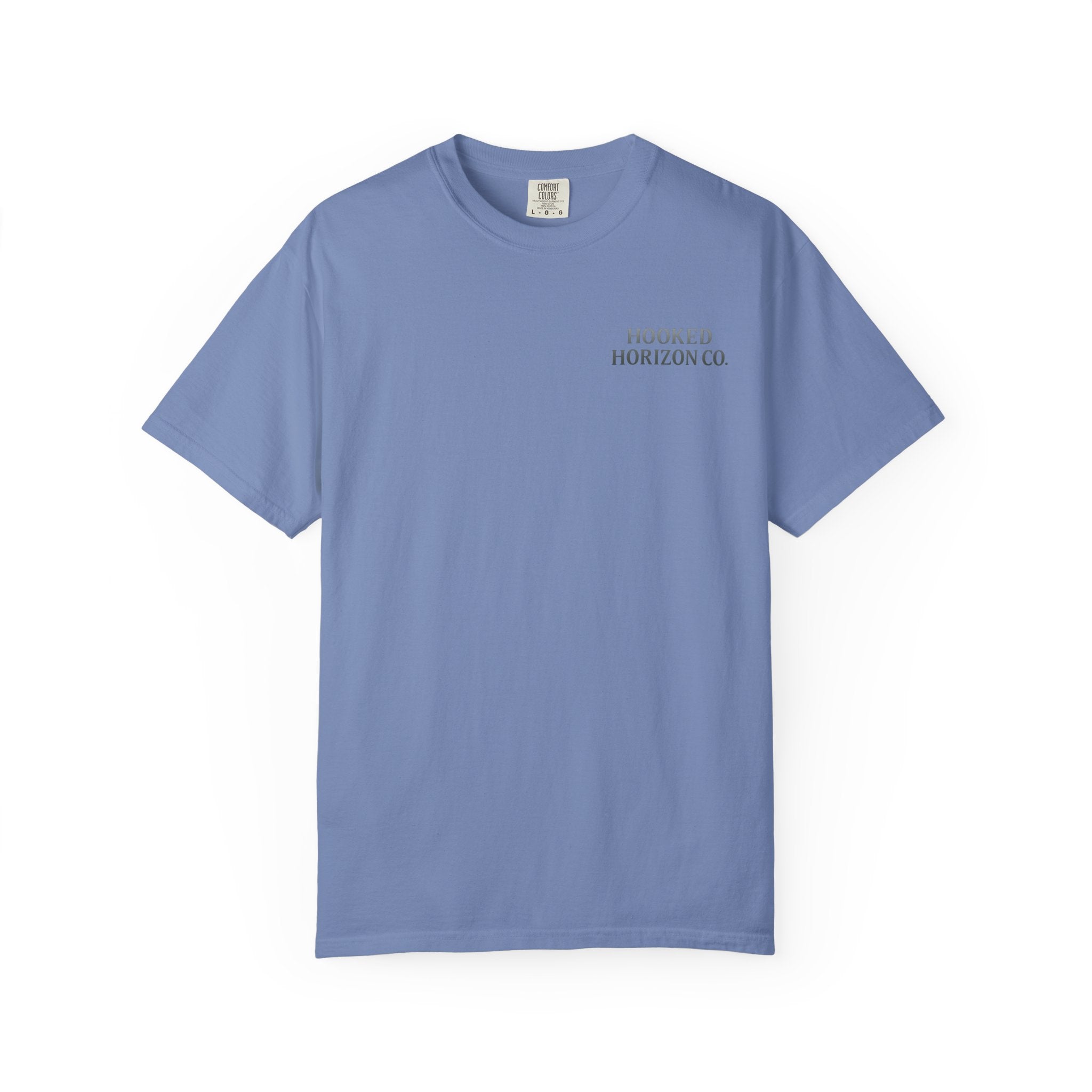 Wave Compass T-shirt, Hooked Horizon Co, Angler Gifts