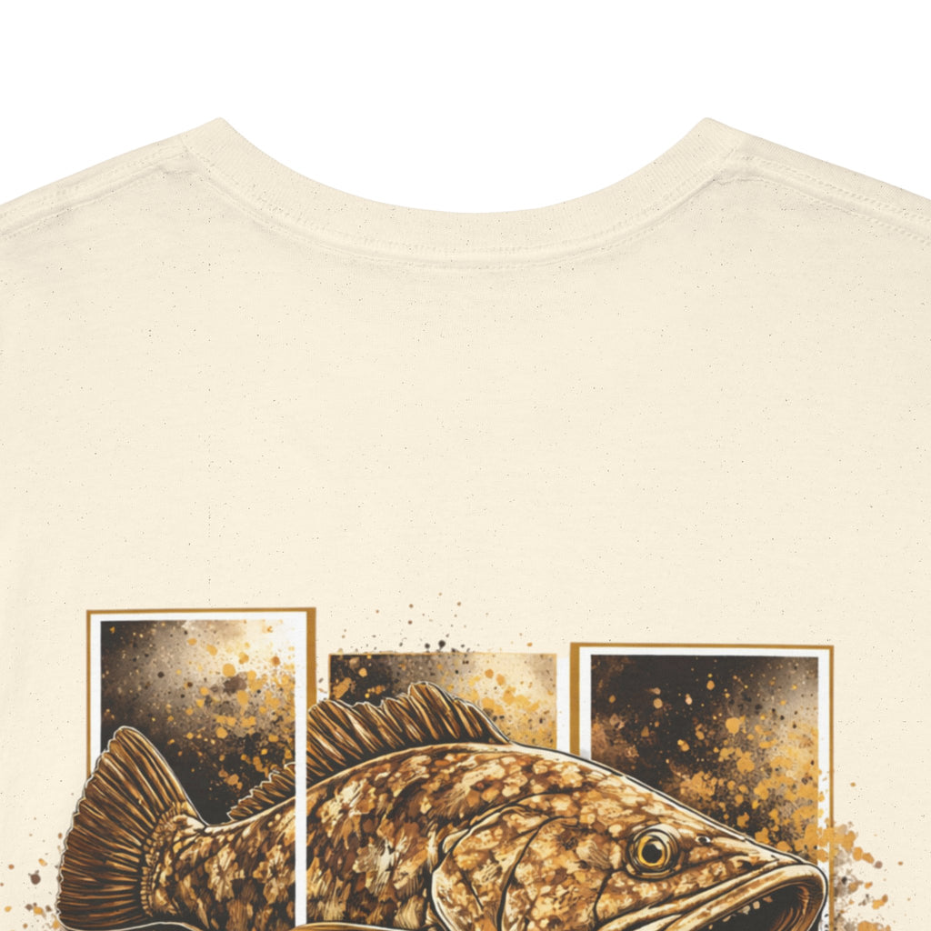 Grouper Hooked Horizon Co Tee—Ocean Graphic Tee — "Beloved" Ray Design