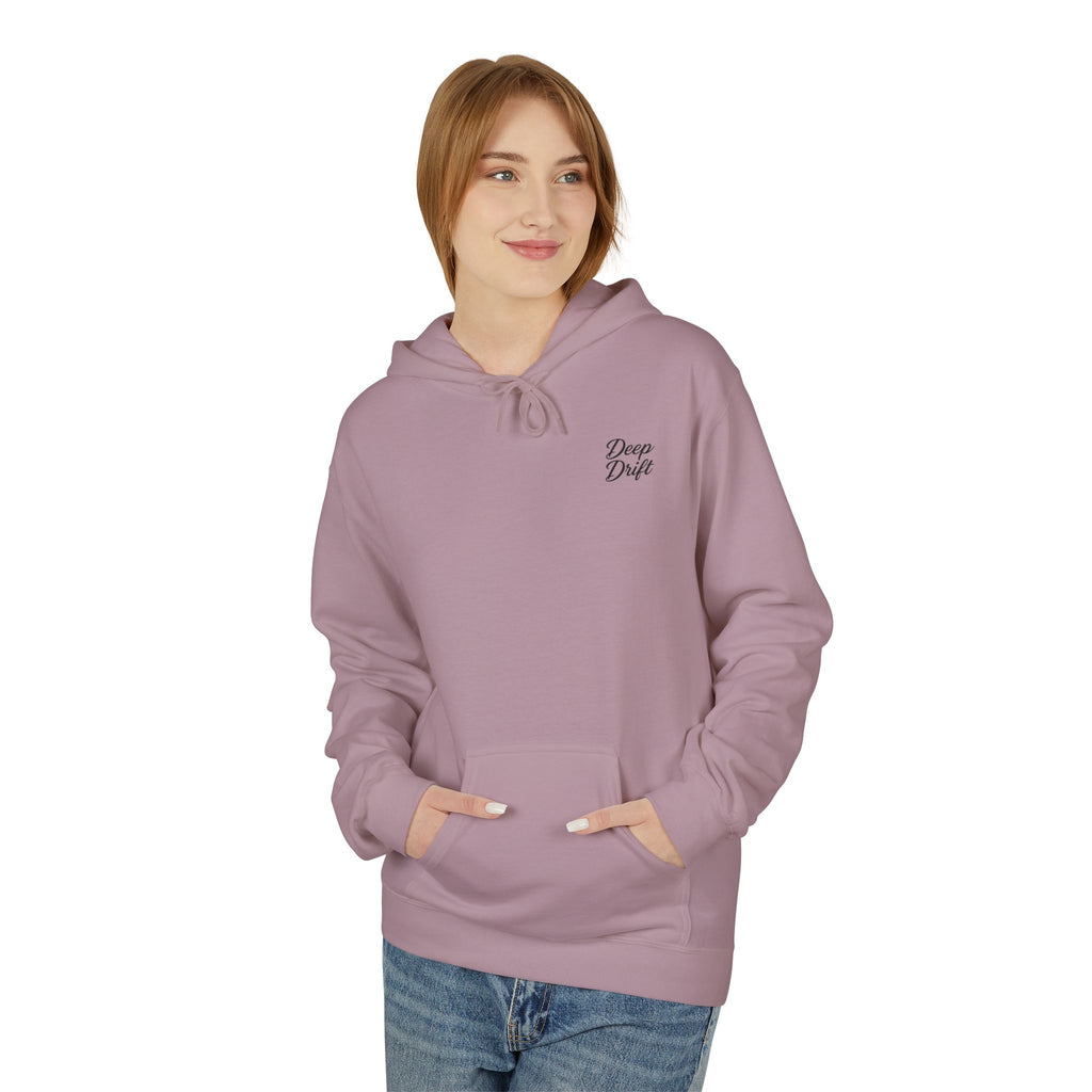 Deep Drift Wave & Shark Fishing Hoodie — Hooked Horizon Co. Pullover, Multiple Color Variations