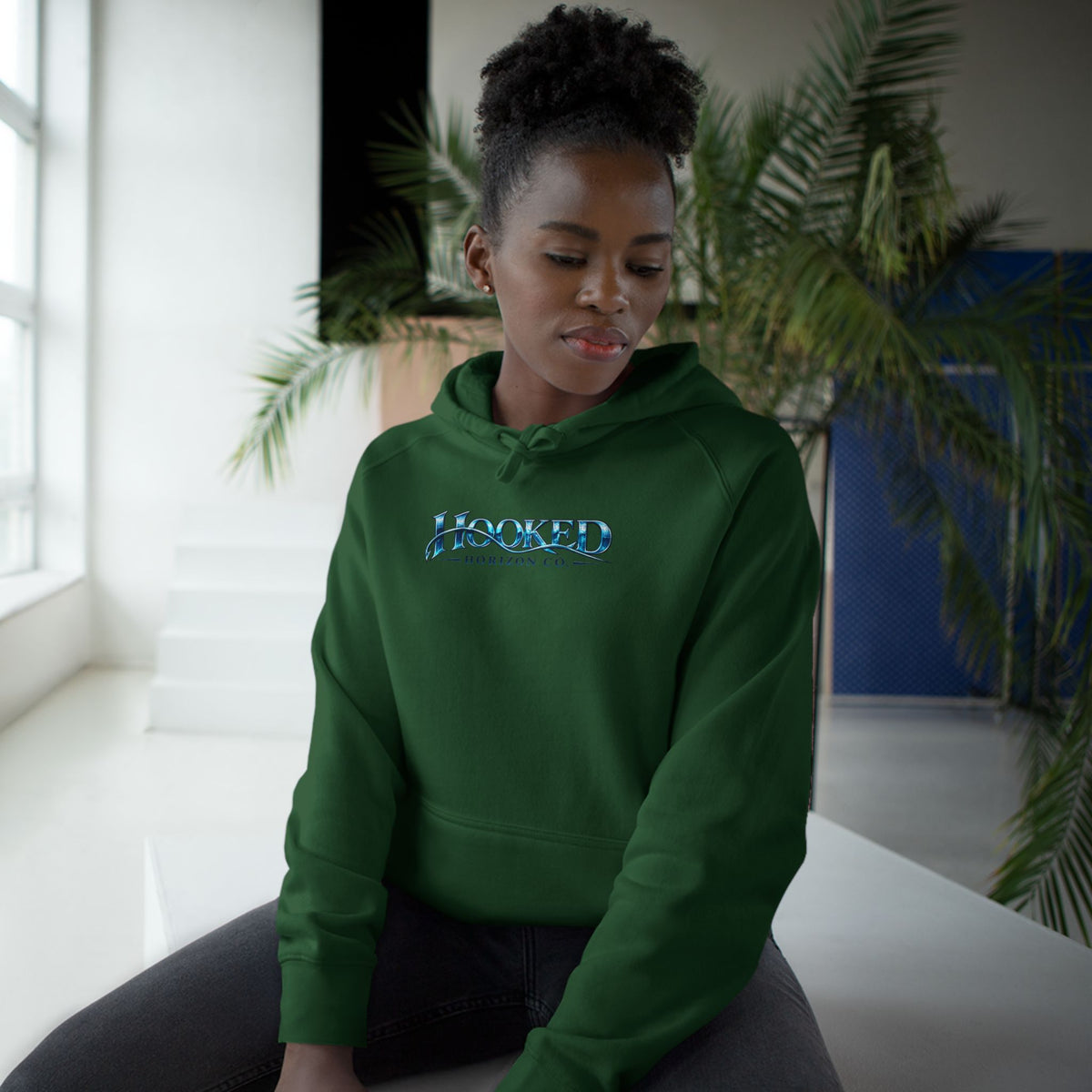 Fishing Boat " Chasing Legends Not Trends "Hooked Horizon Co. Unisex Supply Hoodie