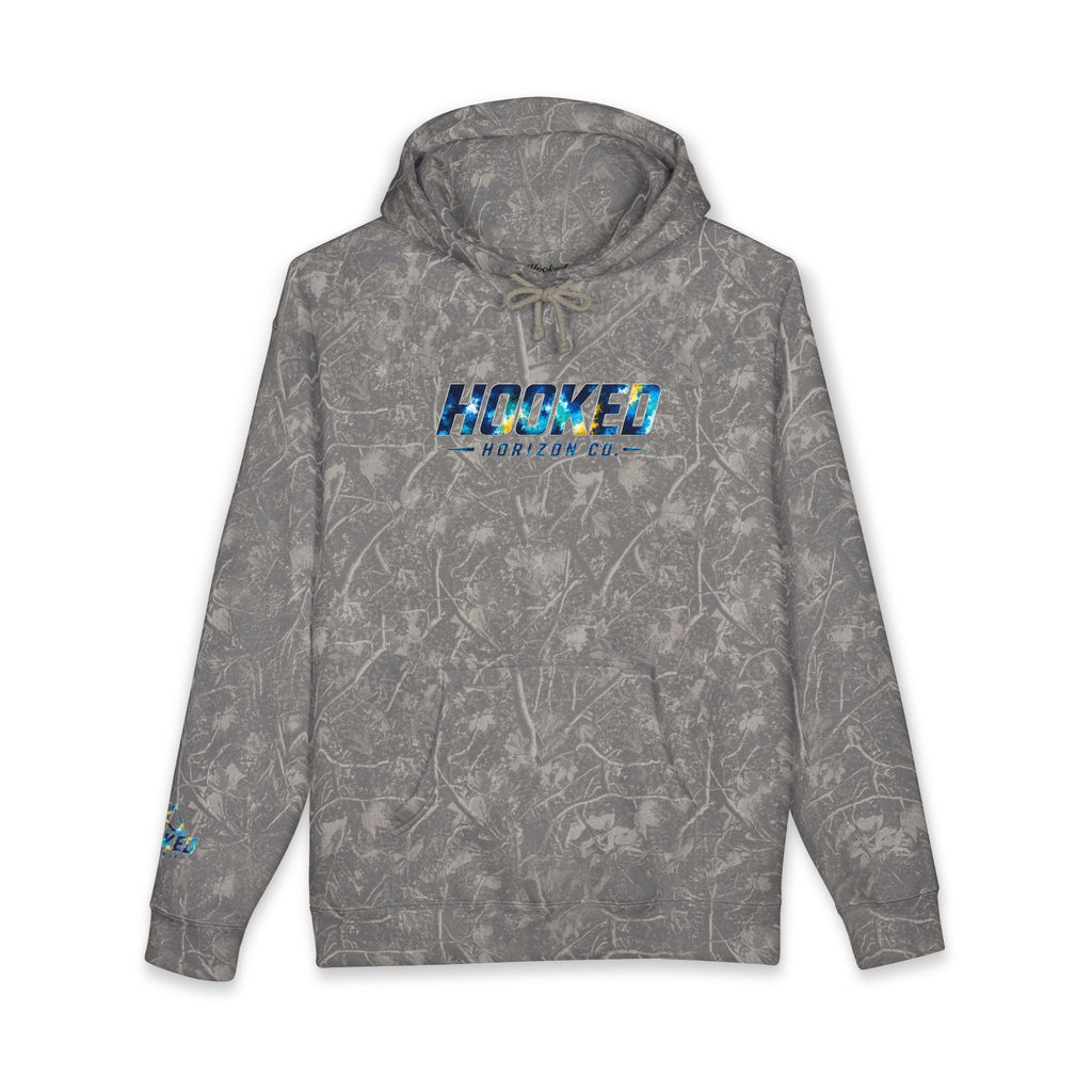 Barracuda Hoodie Hooked Horizon Co. — Fishing Back Graphic Hoodie, Multiple Color Variations
