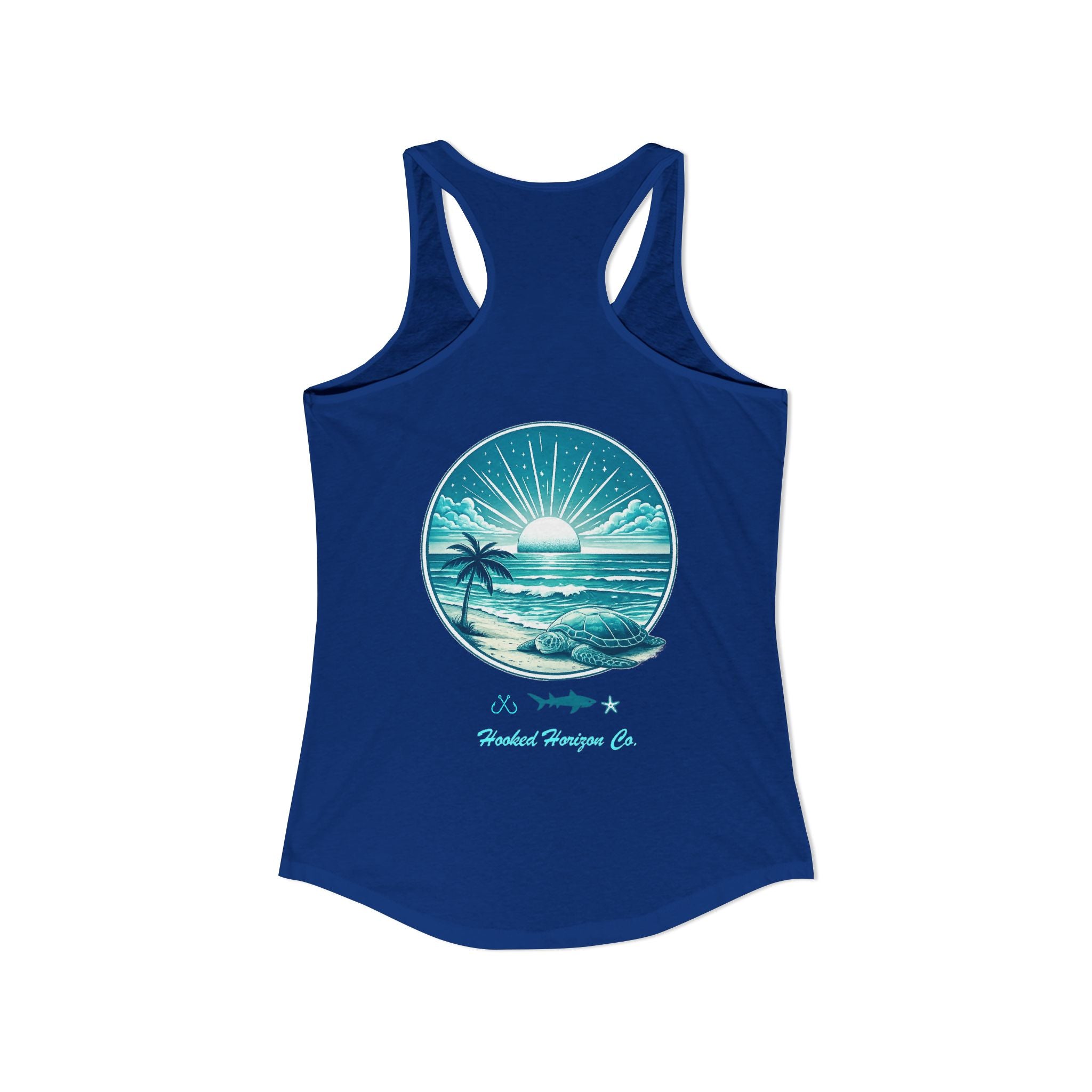 Sea Turtle & Sunset– Hooked Horizon Co. Gifts for Ocean Lovers, Nautical Fashion, Everyday Comfort, Perfect Gift for Her