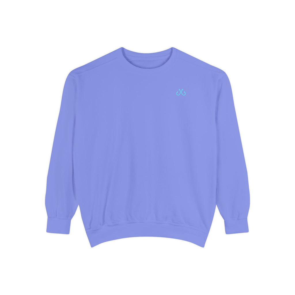 Vintage vibes Neon Tarpon Sweatshirt– Hooked Horizon Co. Ocean apparel, Gifts for Him & Her, Ocean Conservation, Soft Unisex Garment-Dyed Sweatshirt