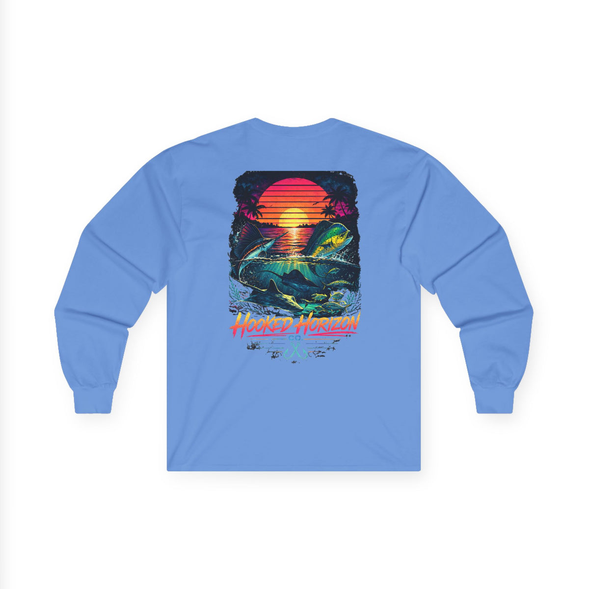 Hooked Horizon Co.  Sunset Long Sleeve Tee— Multiple Color Variations
