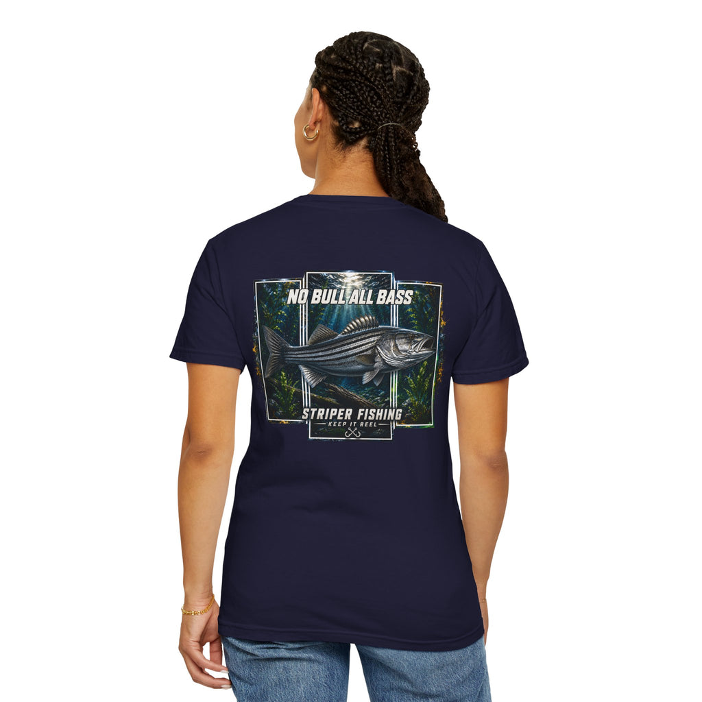 Saltwater Sea Striper Fishing Tee — Hooked Horizon Co.  Angler Gifts Ocean Lover Gifts