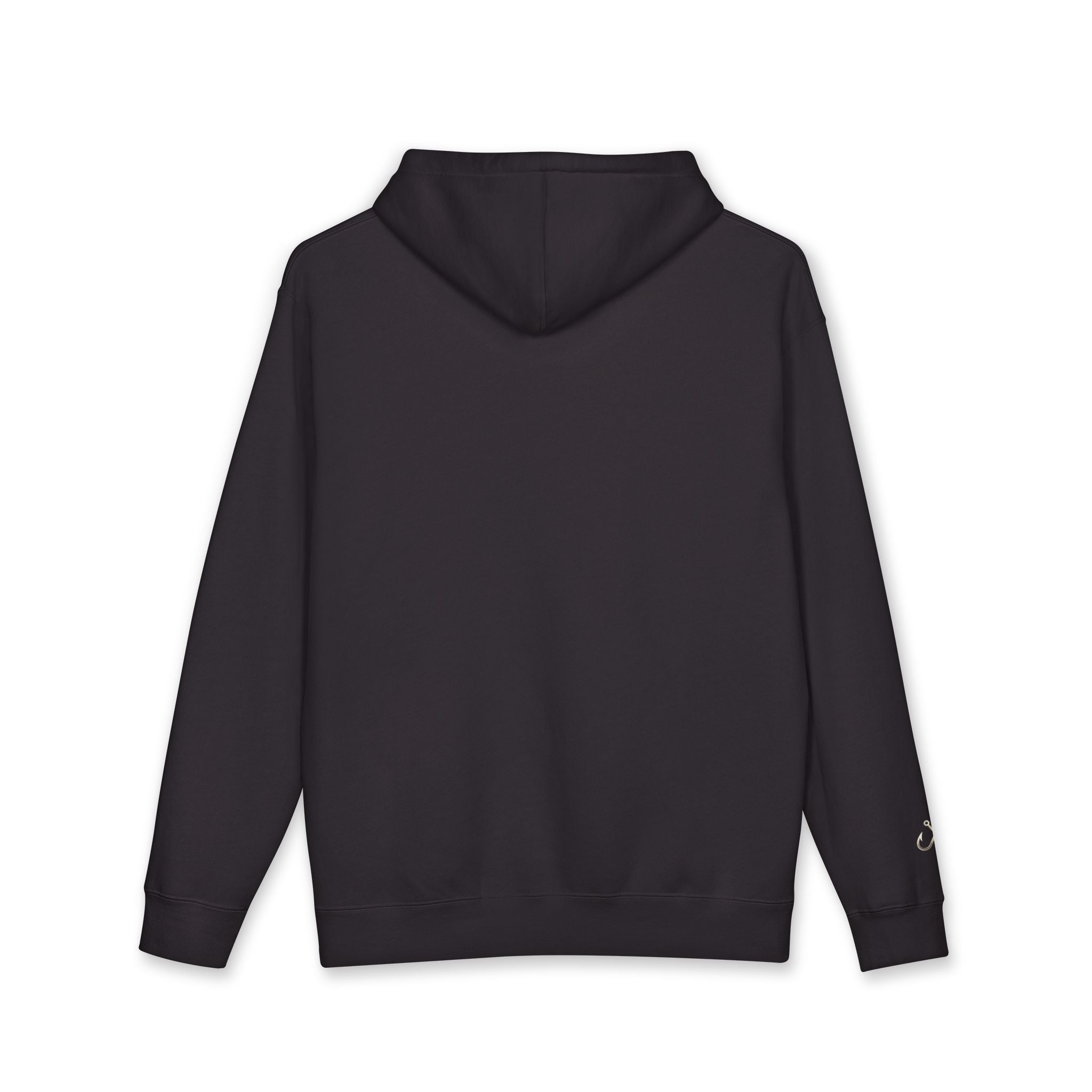 Wave Hoodie Hooked Horizon Co. — Fishing Back Graphic Hoodie, Multiple Color Variations