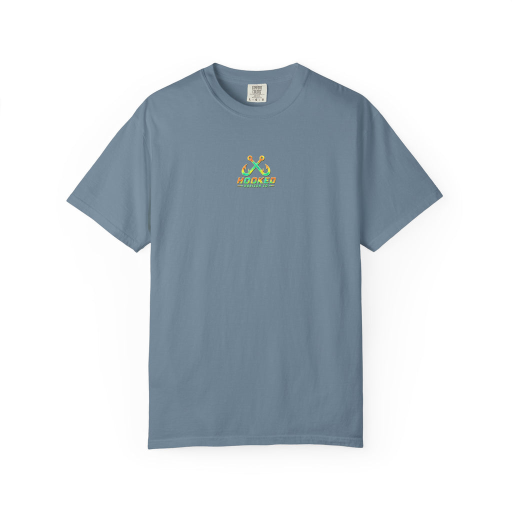 Retro 80s Tripple Fish Fishing Tee — Hooked Horizon Co.  Angler Gifts Ocean Lover Gifts